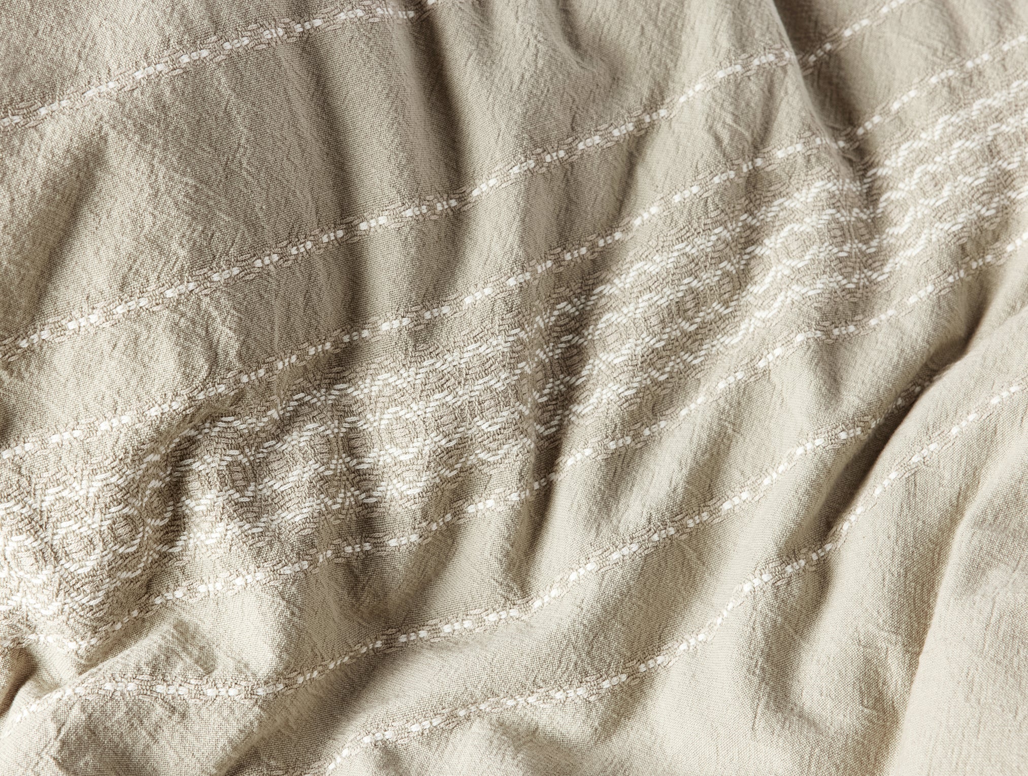 Rippled Stripe Organic Sham - Renewed - Image 2