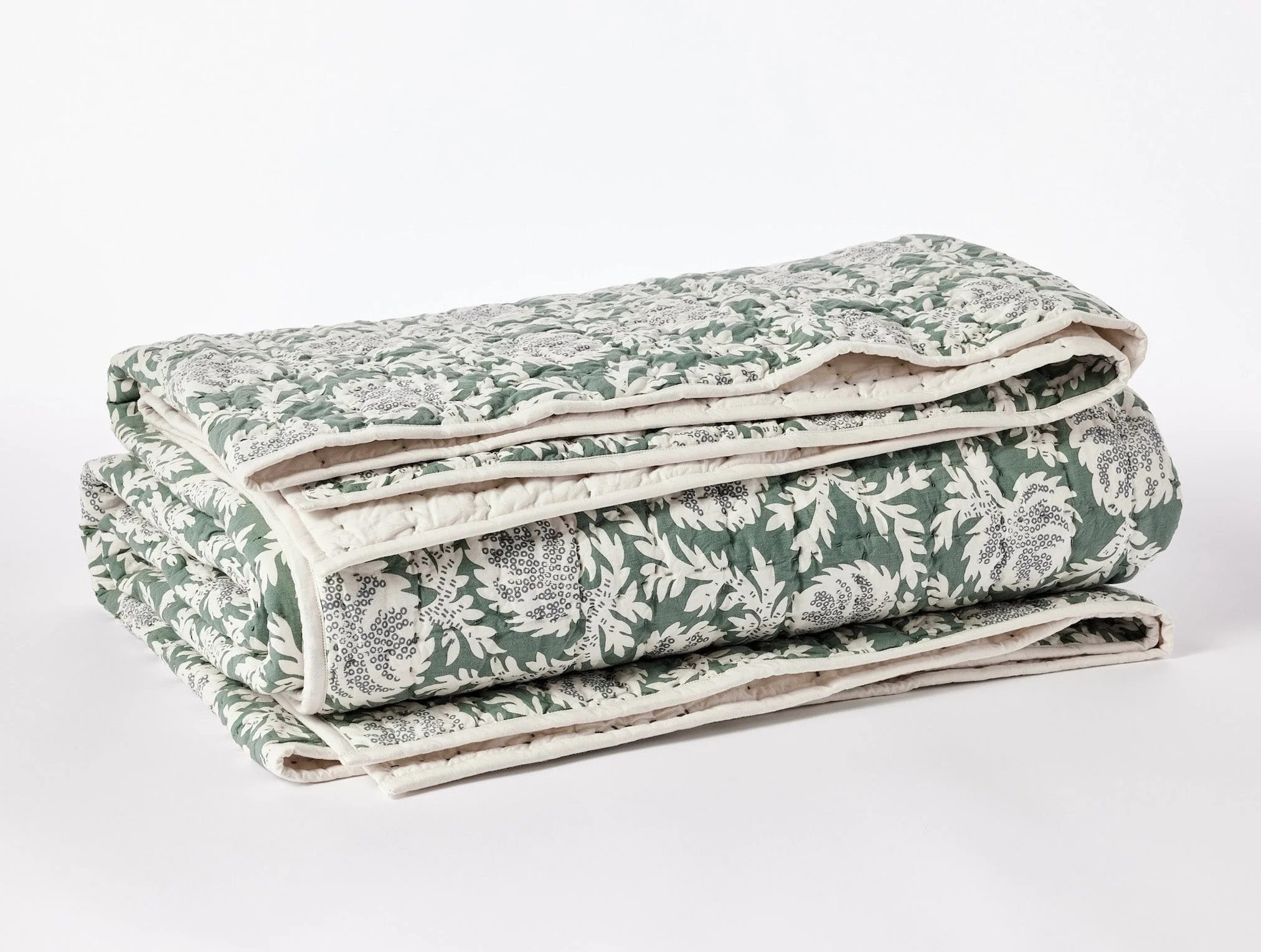 Robles Handstitched Organic Quilt - Renewed