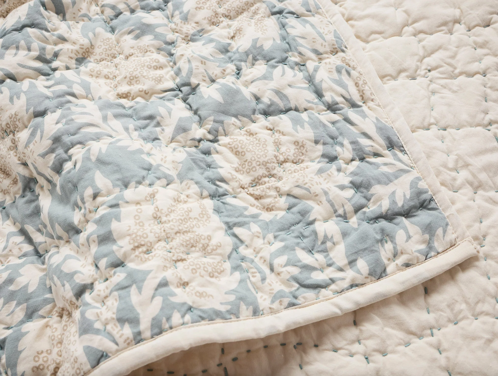Robles Handstitched Organic Quilt - Image 3