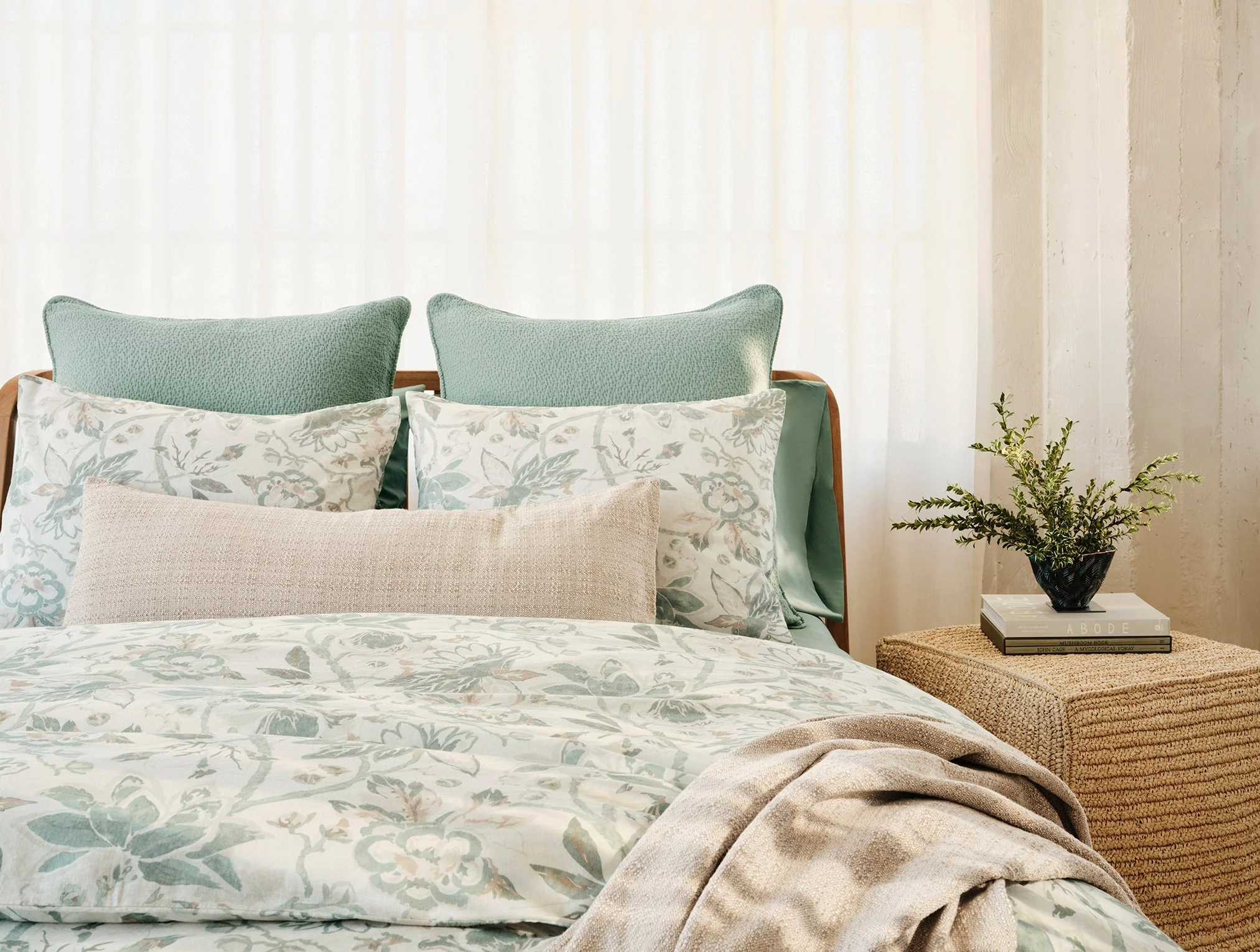 Sea Bloom Print Sham - Image 2