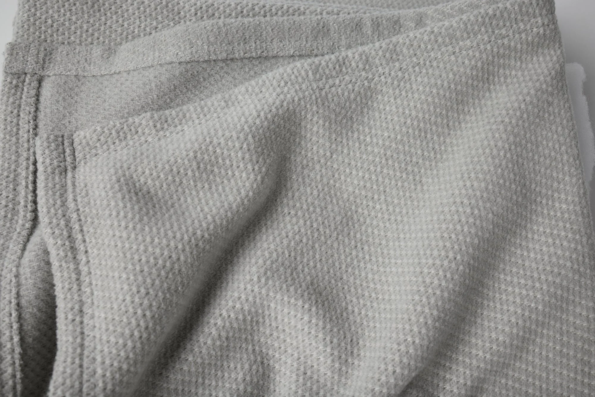 Sequoia Washable Organic Cotton and Wool Throw - Image 2