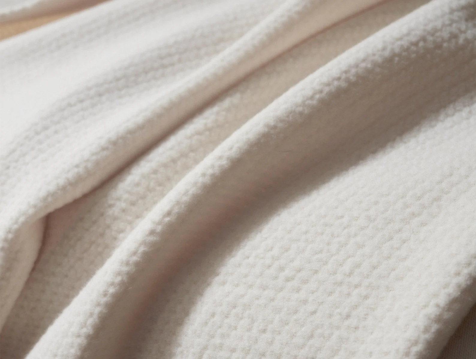 Sequoia Washable Organic Cotton and Wool Throw - Image 3