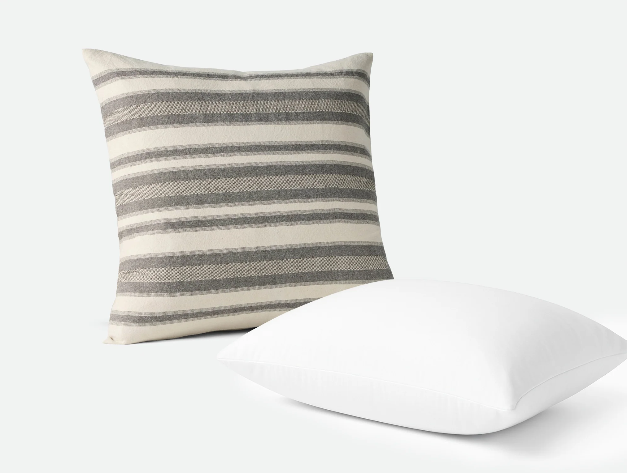 Serrano Organic Decorative Pillow Cover + Pillow Insert Set - Image 3