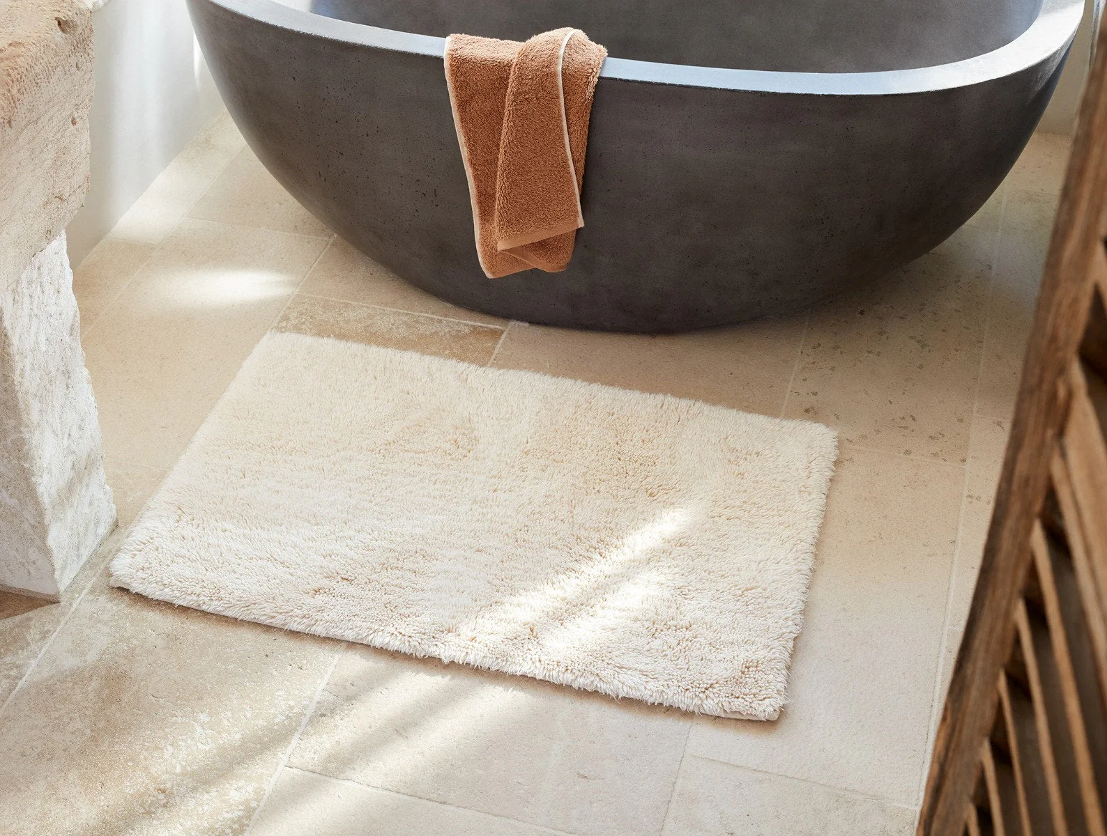 Shag Organic Bath Rug - Renewed - Image 4