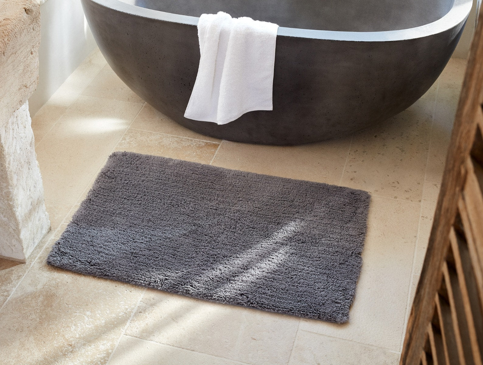 Shag Organic Bath Rug - Image 2
