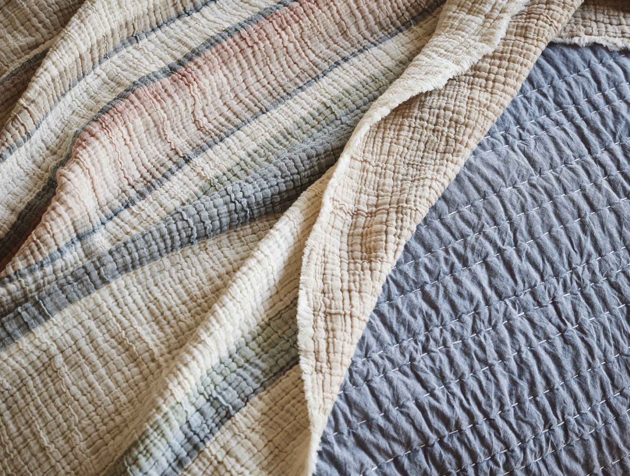 Topanga Organic Matelasse Coverlet - Image 4