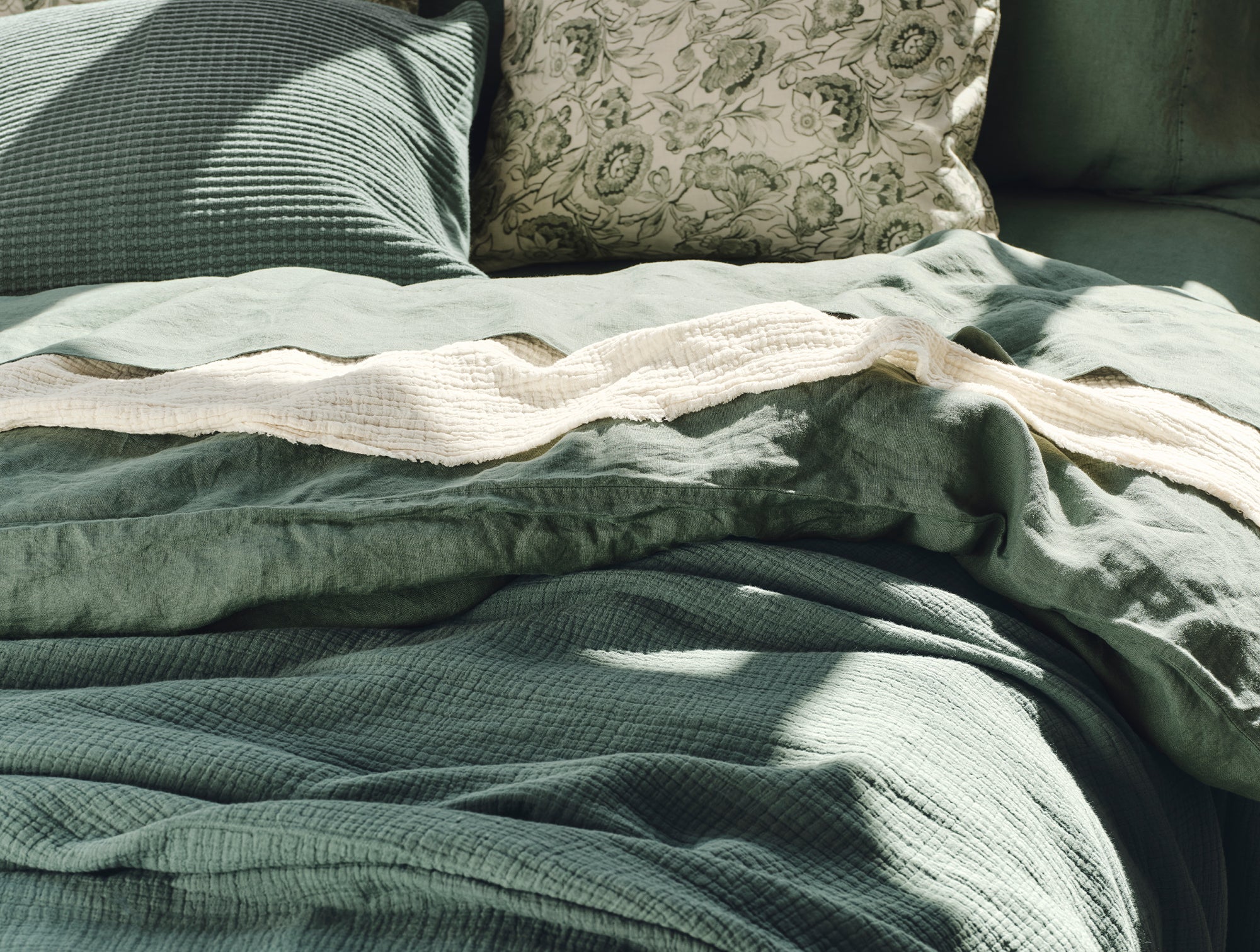 Topanga Organic Matelasse Coverlet - Image 3