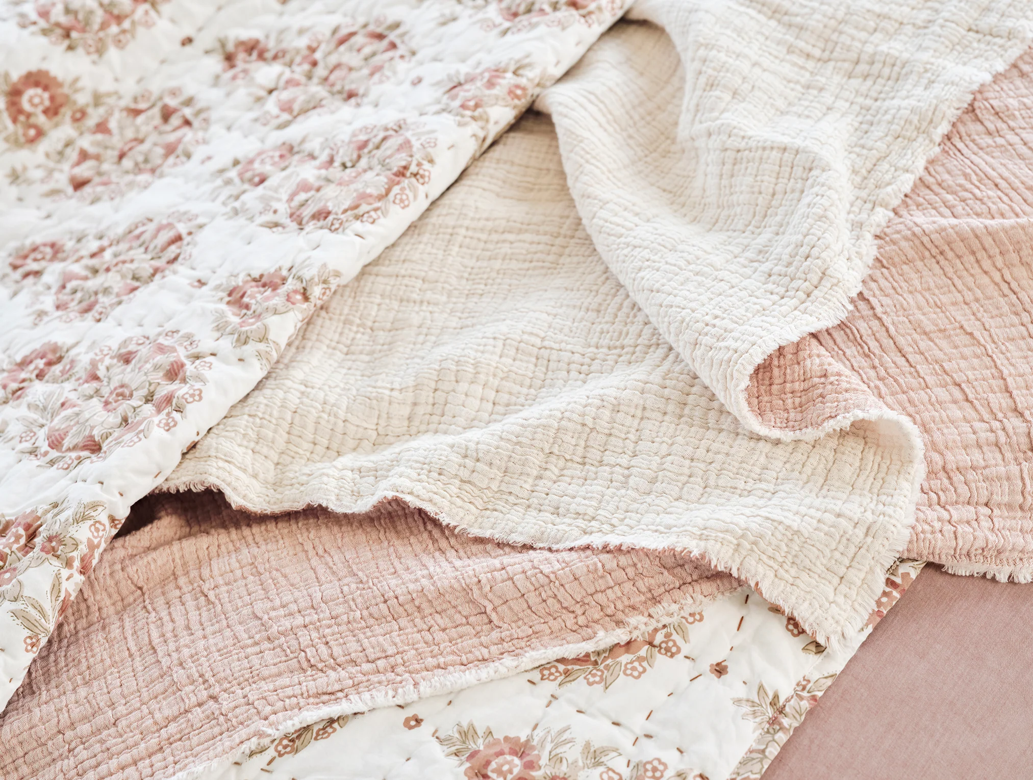 Topanga Organic Matelasse Coverlet - Image 2