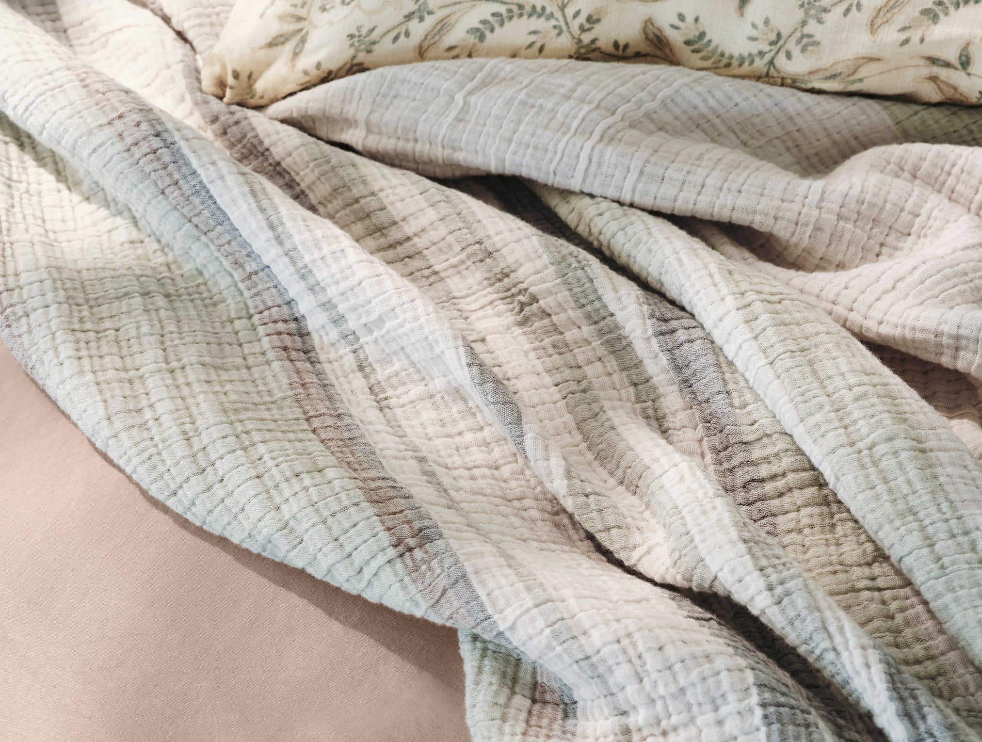 Topanga Organic Matelasse Coverlet - Renewed - Image 2