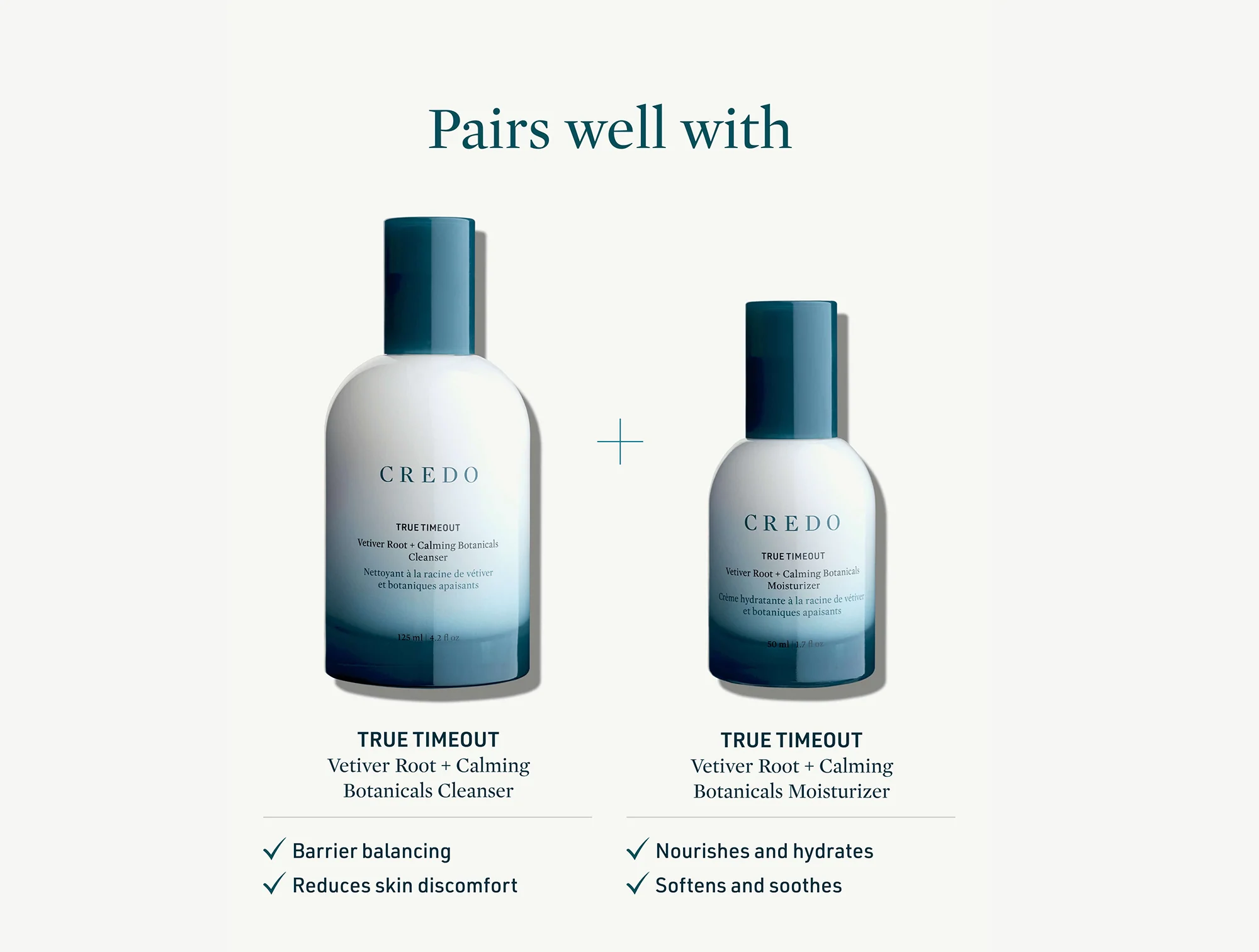 Credo True Timeout Vetiver Root + Calming Botanicals Cleanser for Sensitive Skin - Image 10