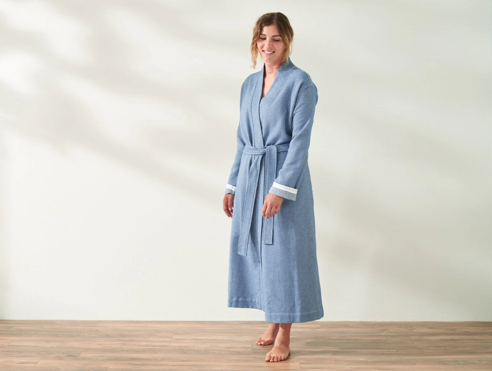Unisex Mediterranean Organic Modern Robe - Renewed - Image 3