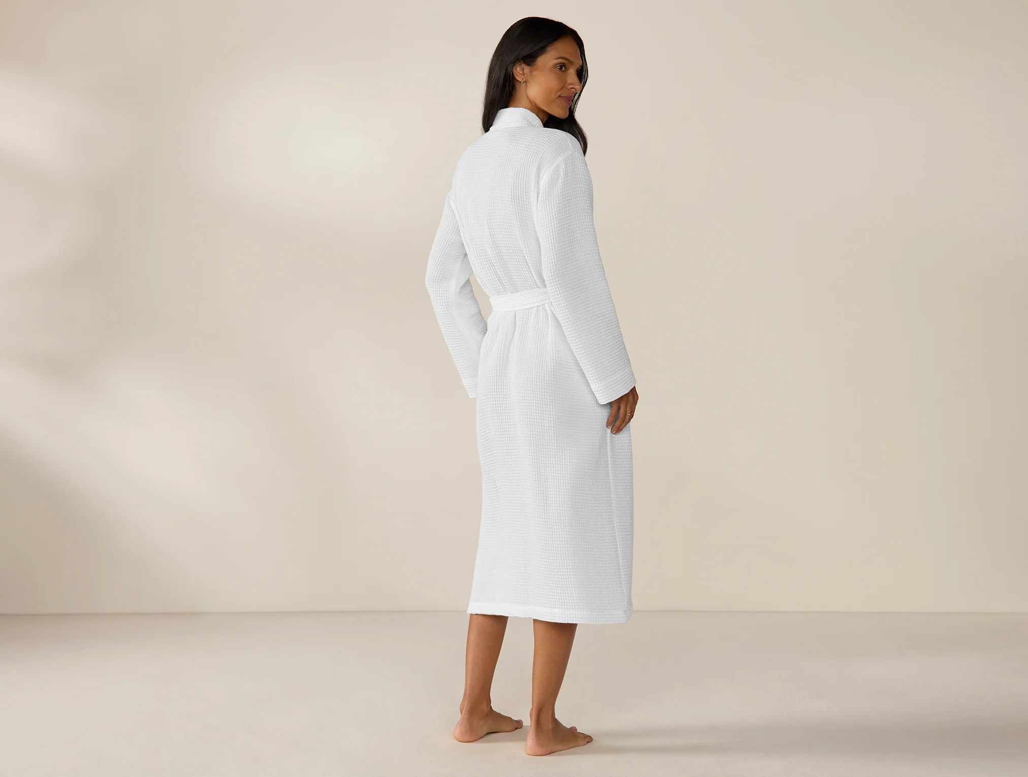 Unisex Organic Waffle Robe - Image 3