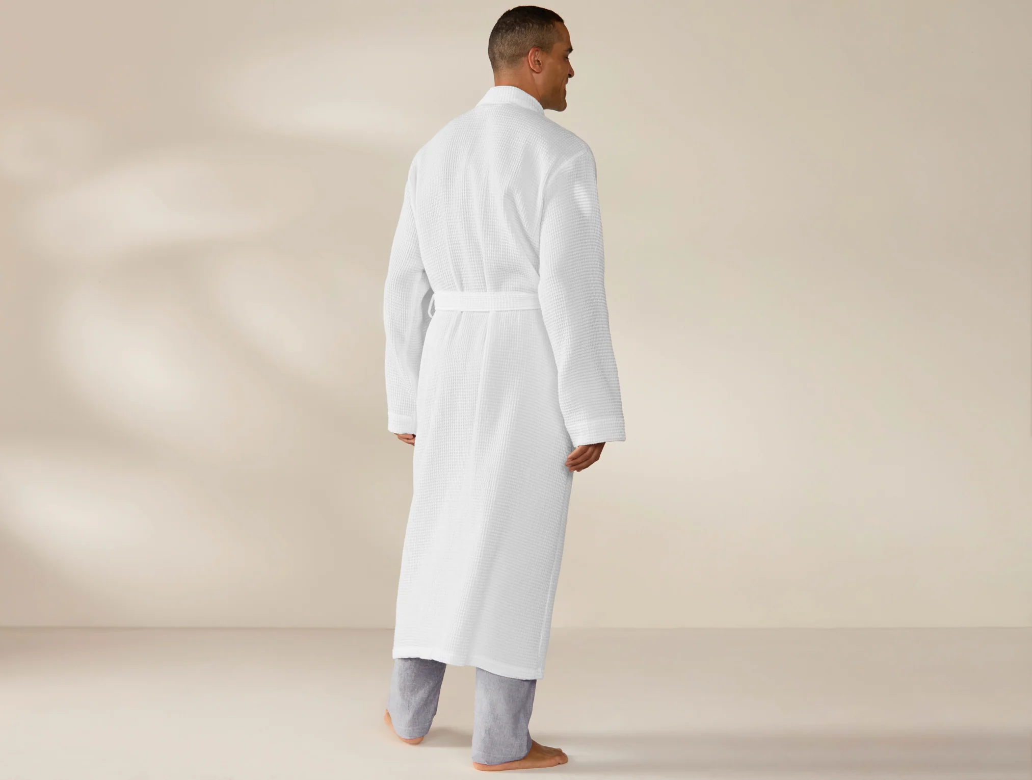 Unisex Organic Waffle Robe - Image 9