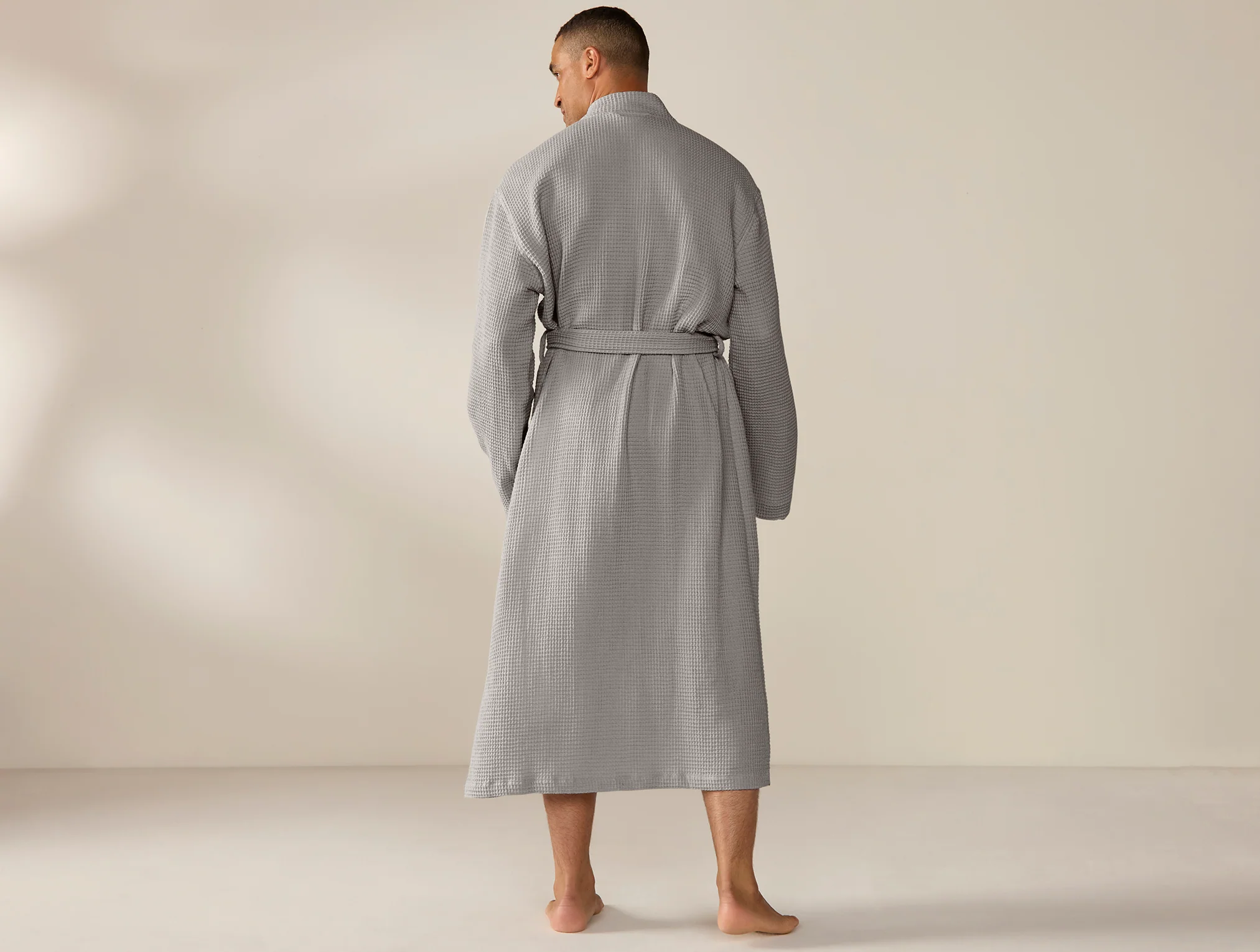 Unisex Organic Waffle Robe - Image 4
