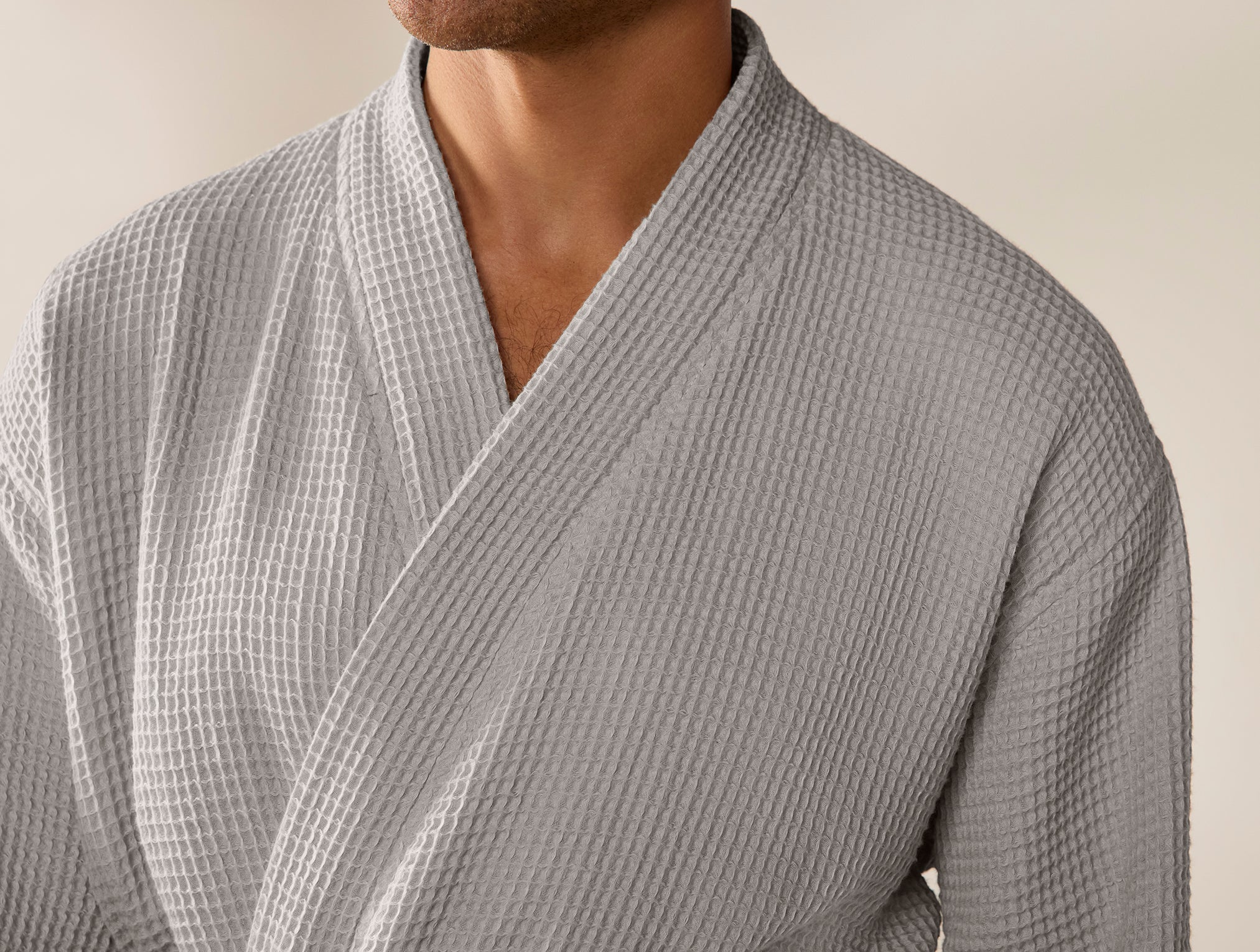 Unisex Organic Waffle Robe - Image 5