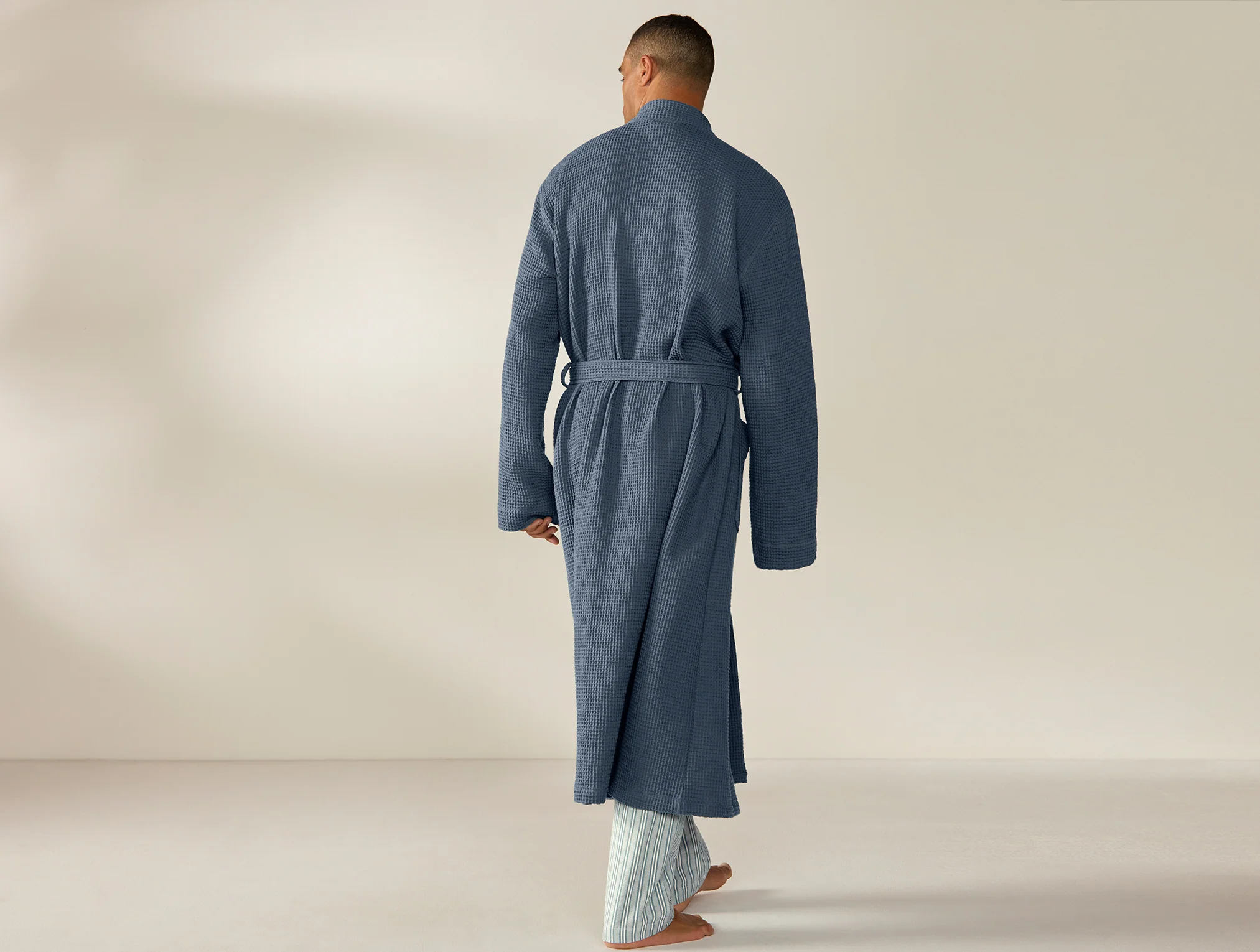 Unisex Organic Waffle Robe - Image 4