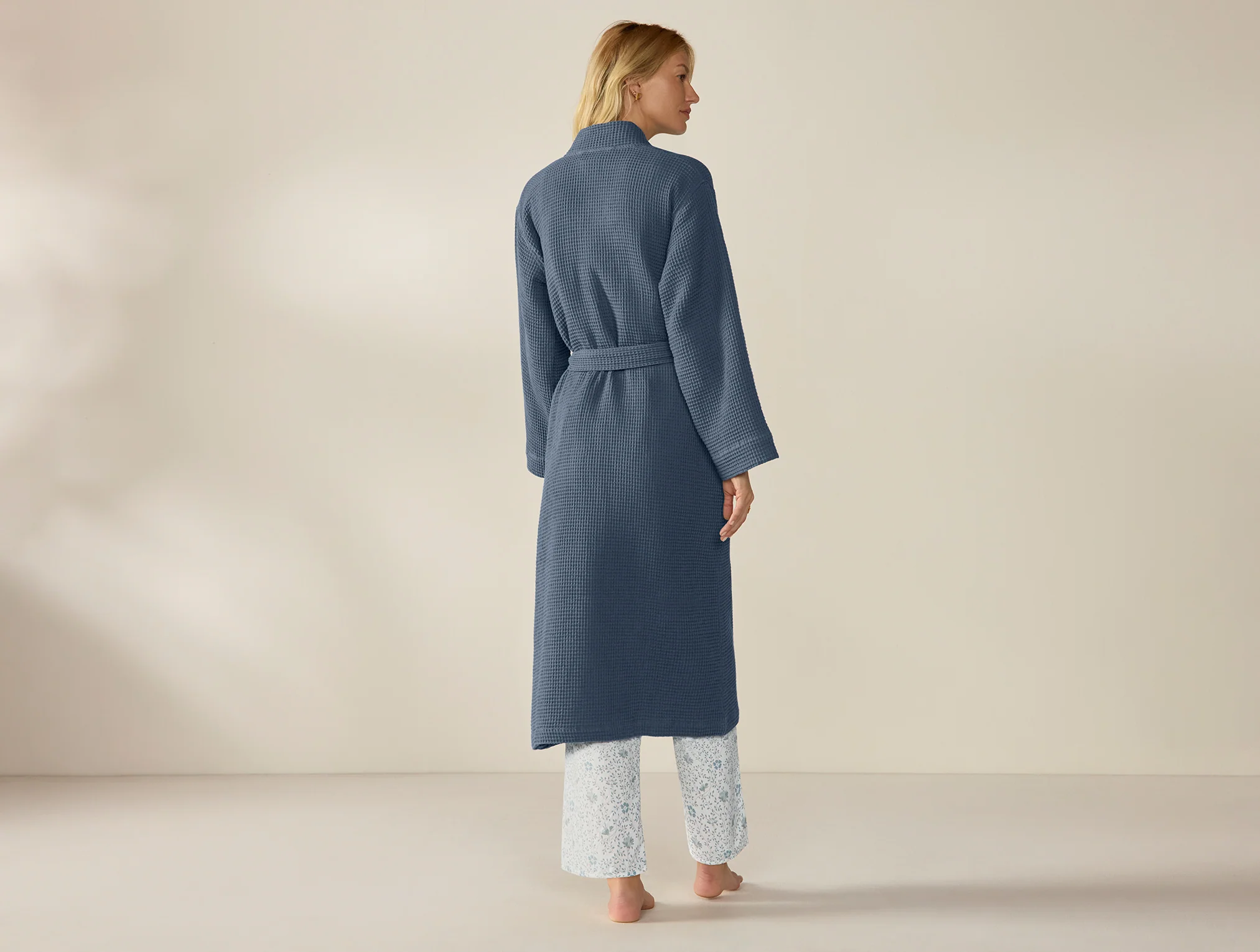 Unisex Organic Waffle Robe - Image 7