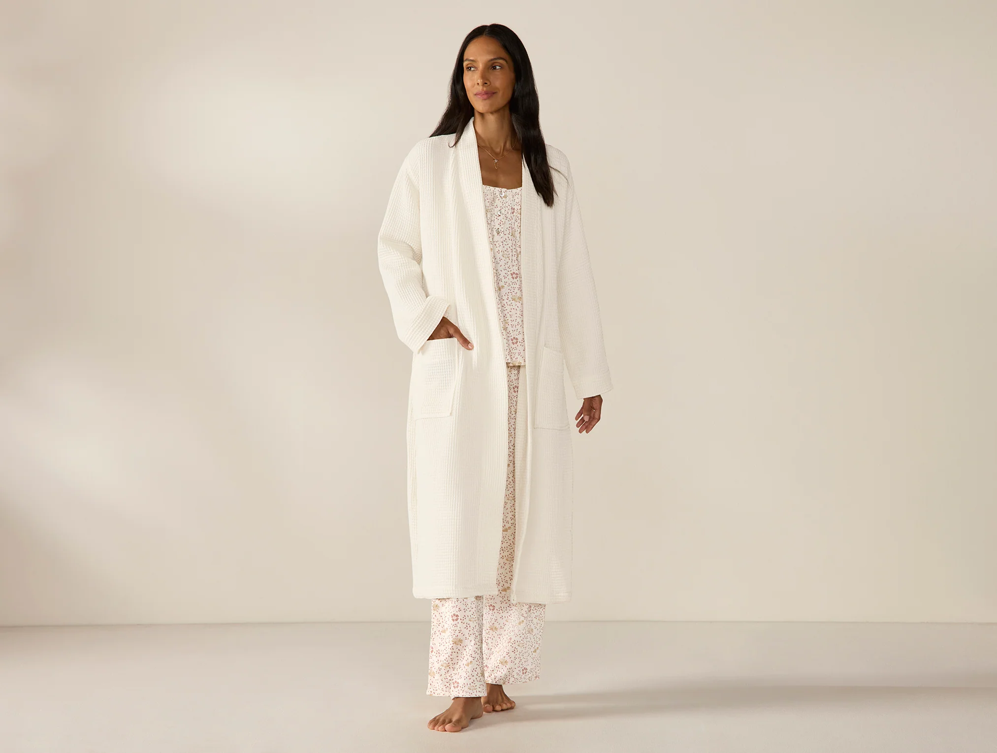 Unisex Organic Waffle Robe - Image 3