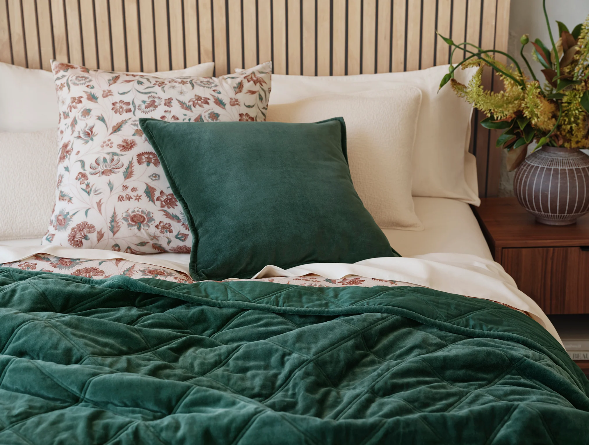Velvet Organic Pillow Cover - Image 2