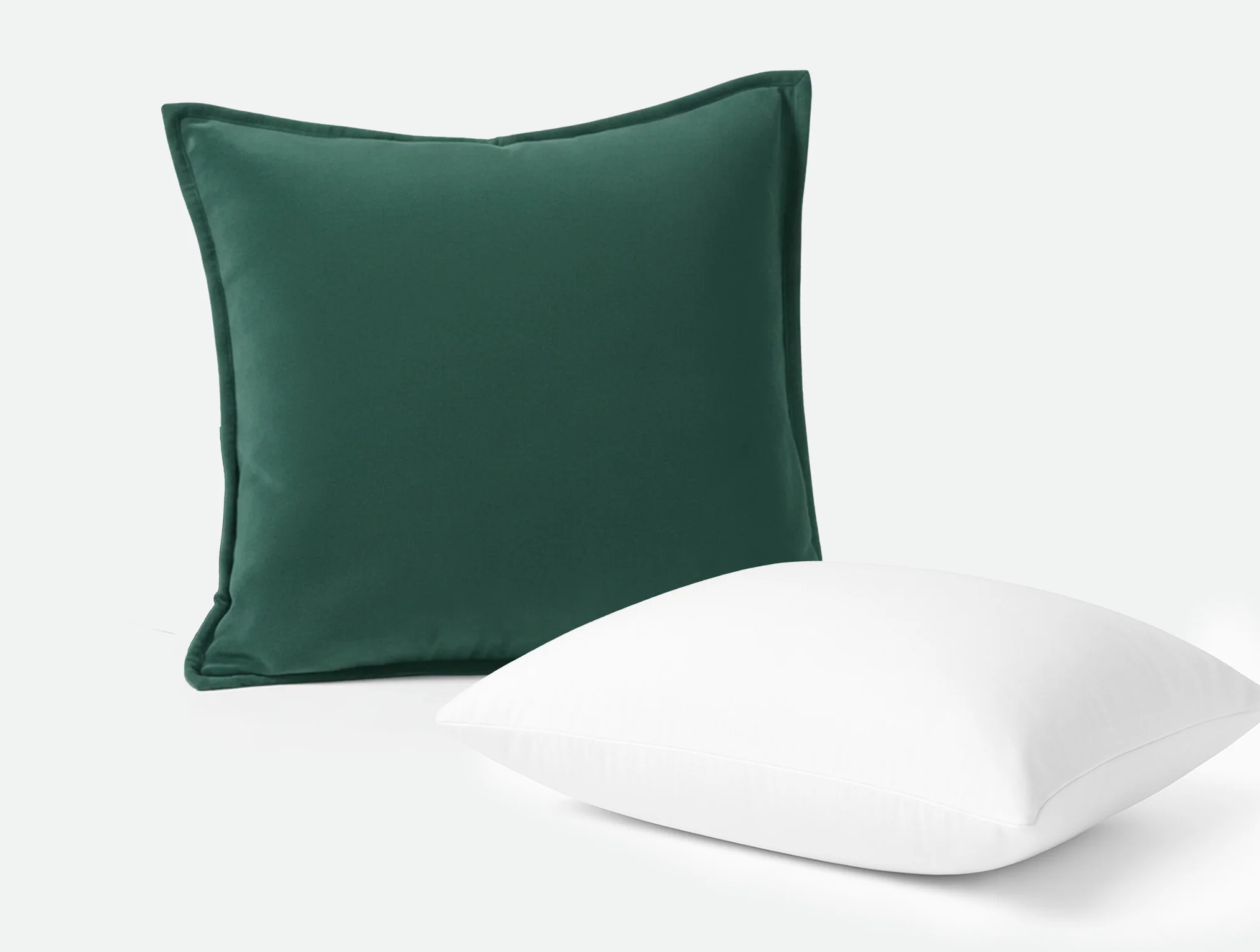 Velvet Organic Pillow Cover + Pillow Insert Set - Image 4