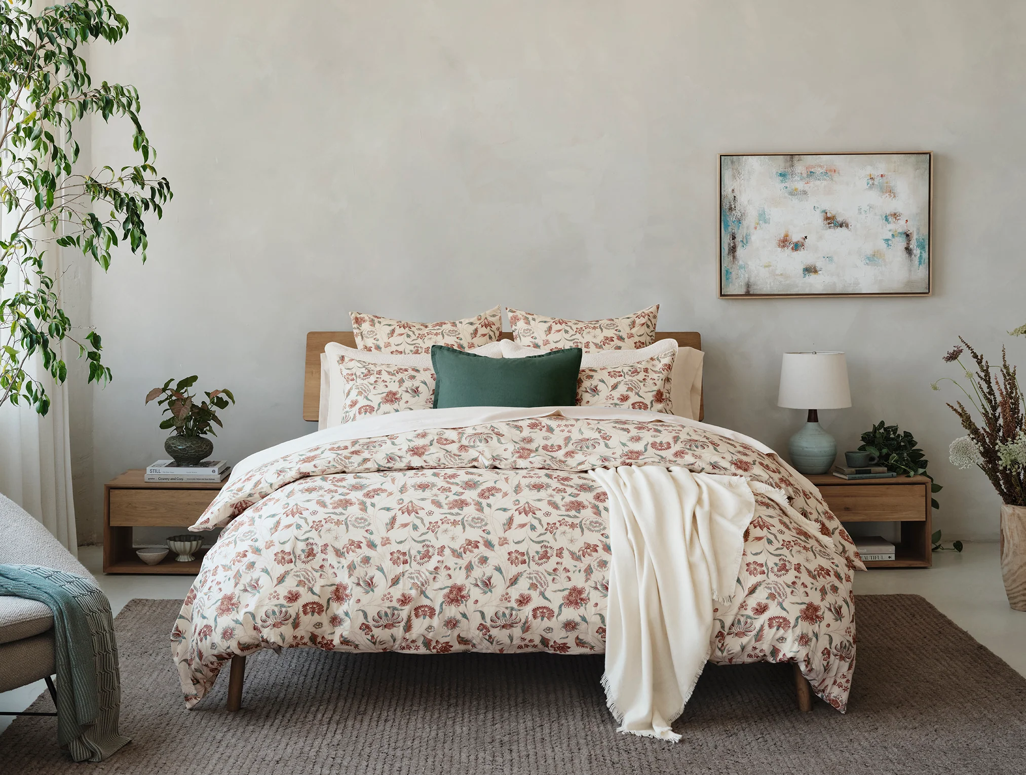 Viola Organic Print Sham - Image 3