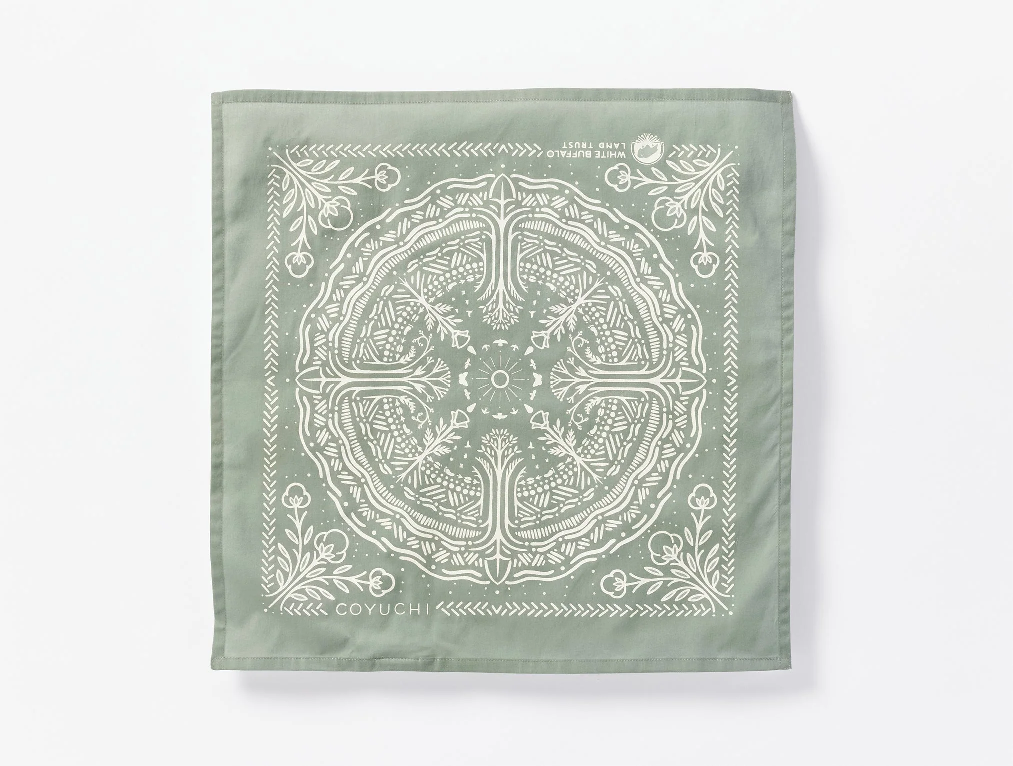 White Buffalo Land Trust Bandana Napkins, Set of 4 - Image 2