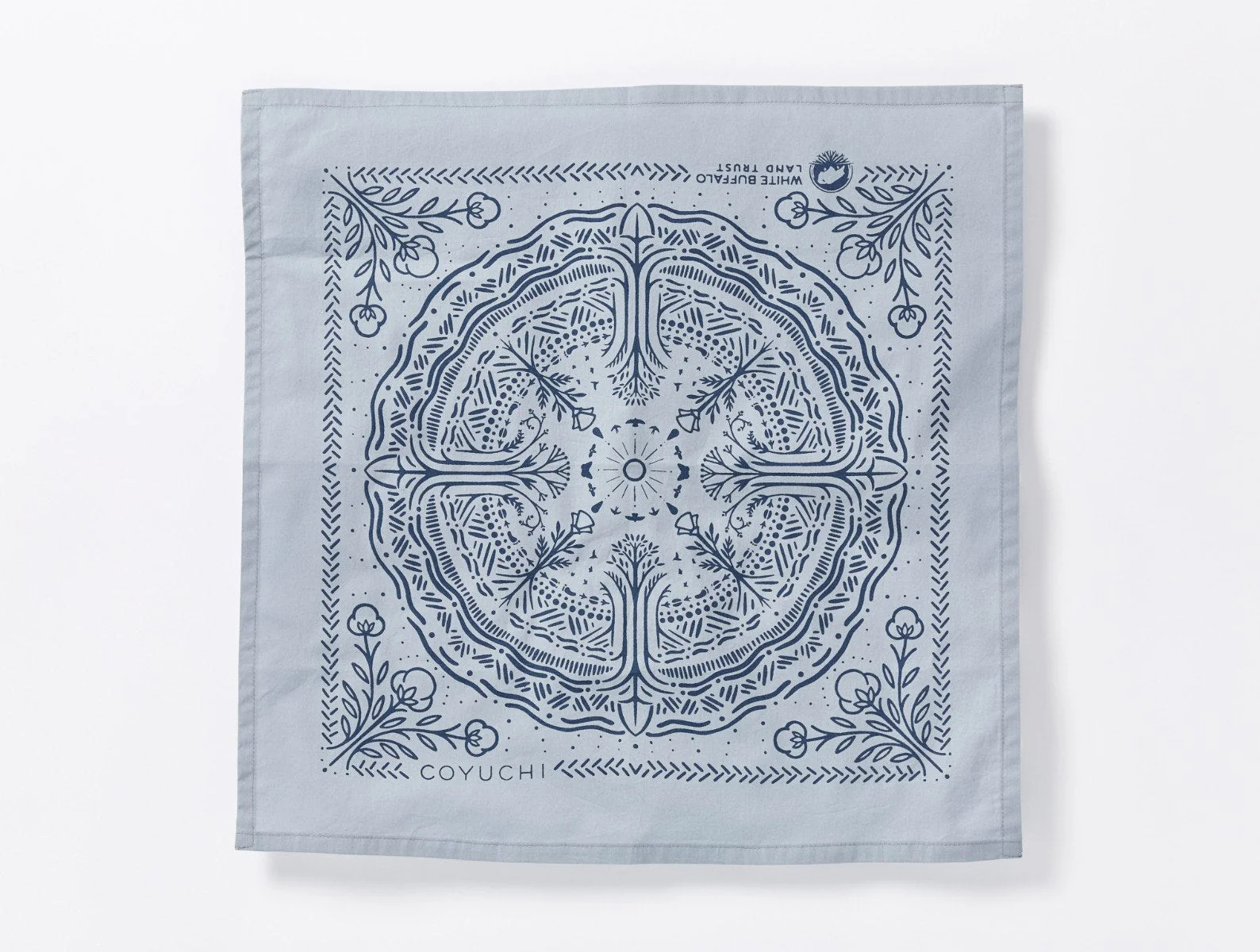 White Buffalo Land Trust Bandana Napkins, Set of 4 - Image 3