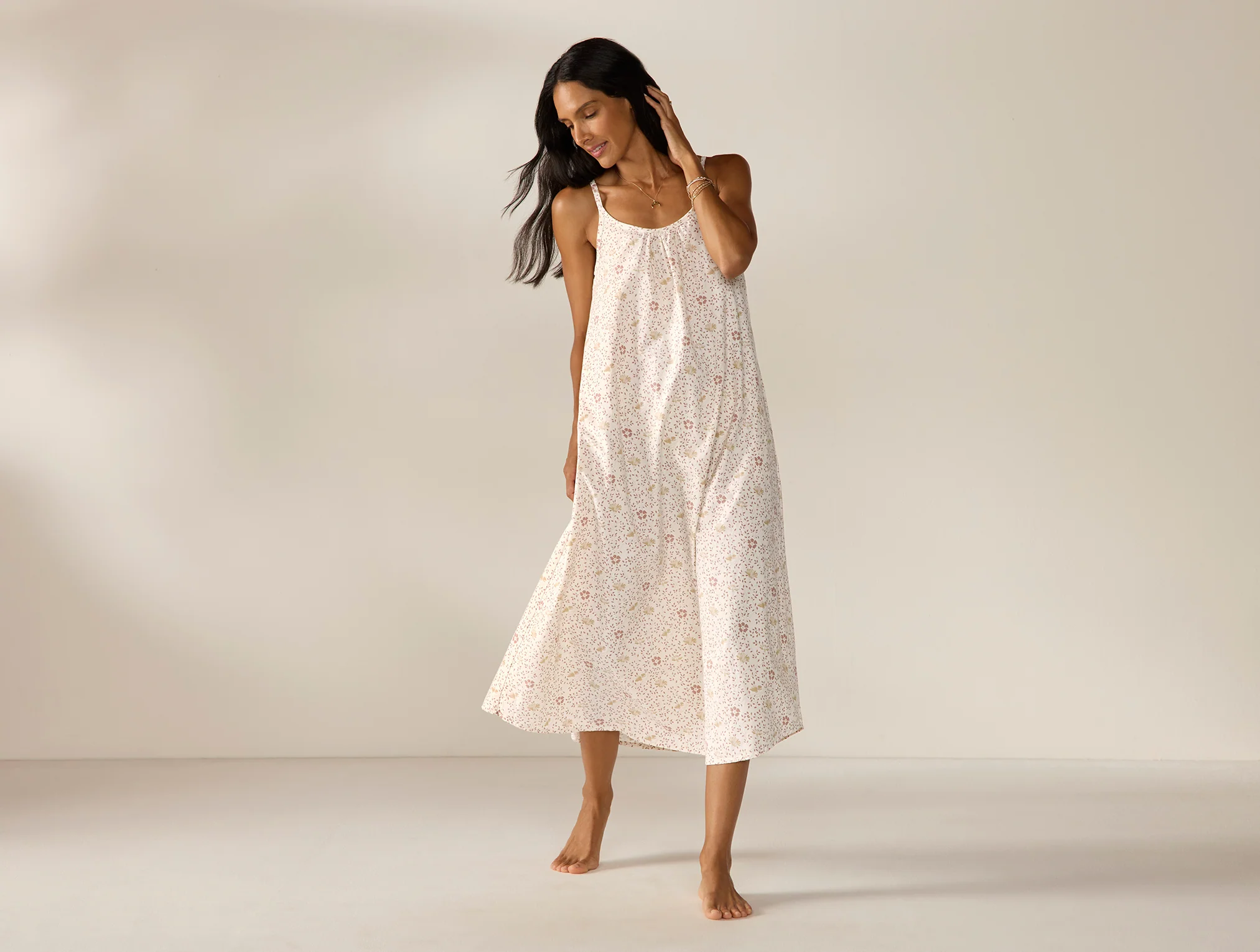 Women’s Isla Organic Cotton Night Dress + Cloud Loom™ Robe Set - Image 3