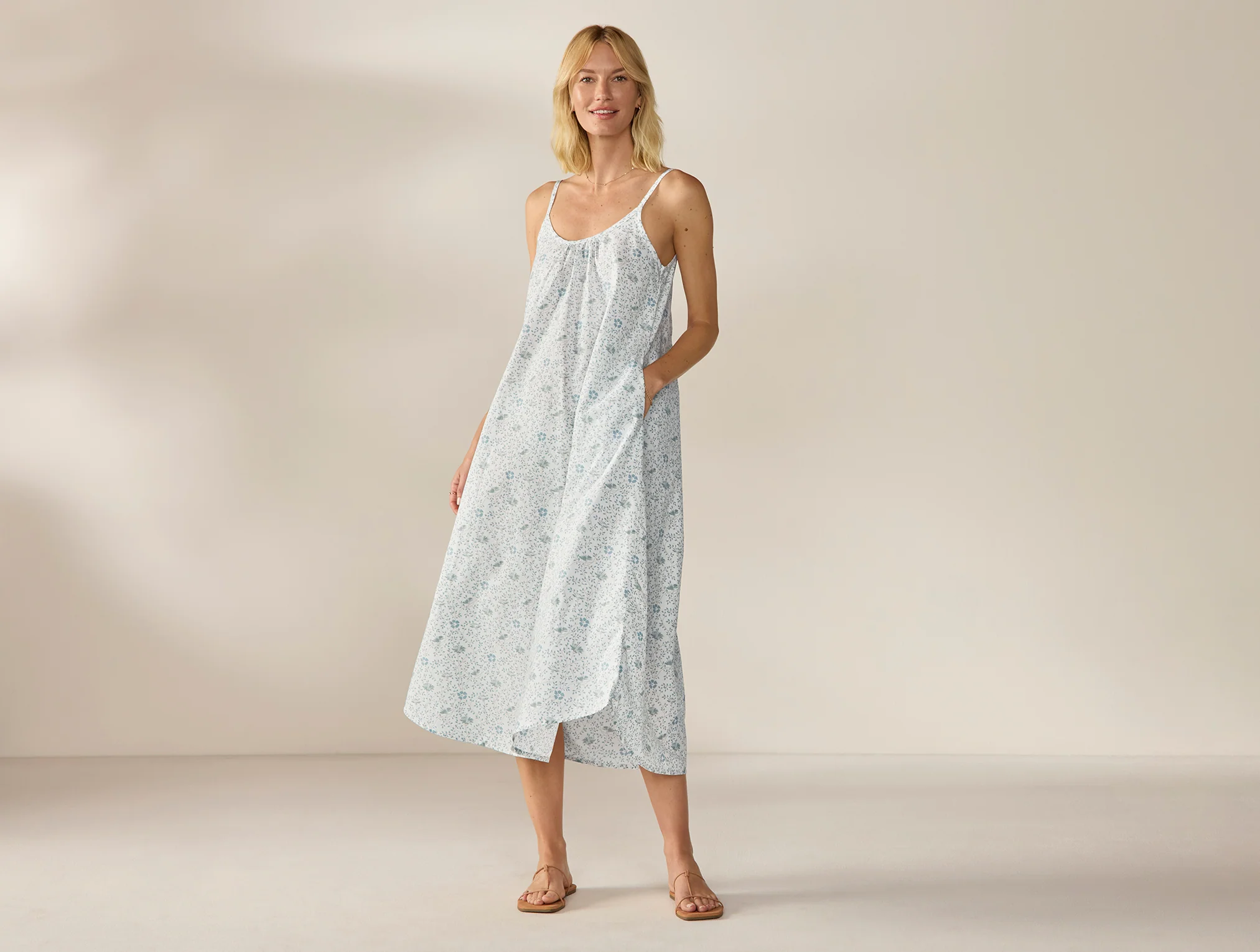 Women’s Isla Organic Cotton Night Dress + Cloud Loom™ Robe Set - Image 4