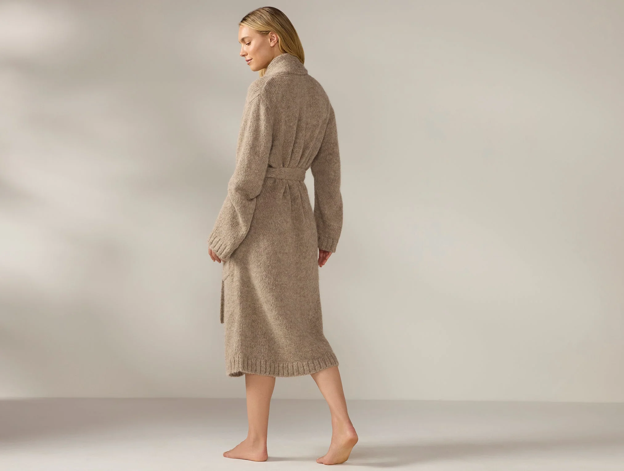 Women's Andes Suri Alpaca Knit Robe - Image 5