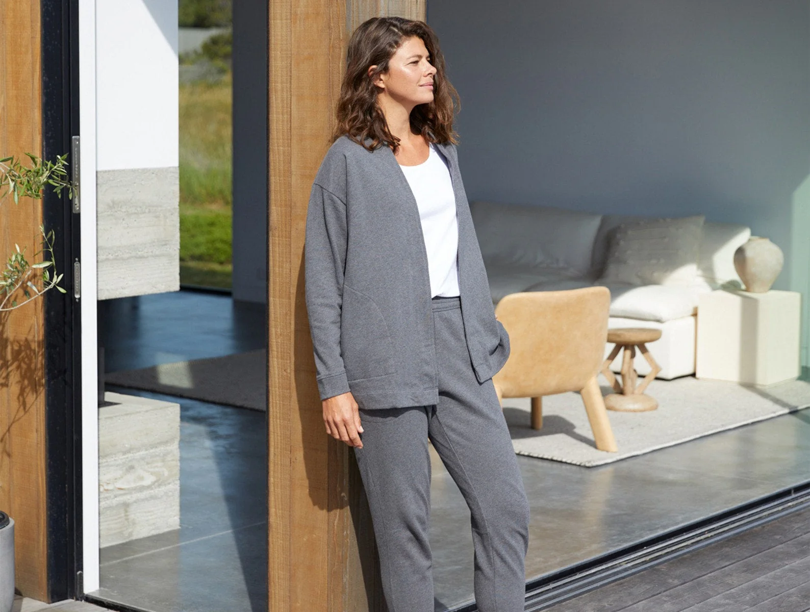 Women's Dillon Organic French Terry Jogger - Renewed - Image 7