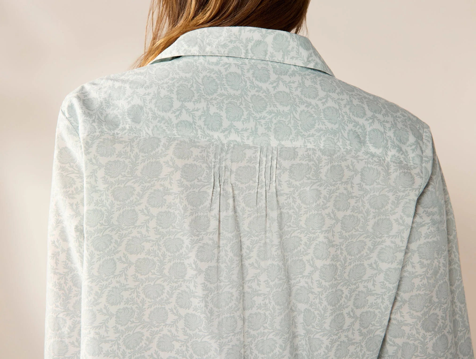 Women's Isla Organic Cotton Long Sleeve Pajama Set - Image 5