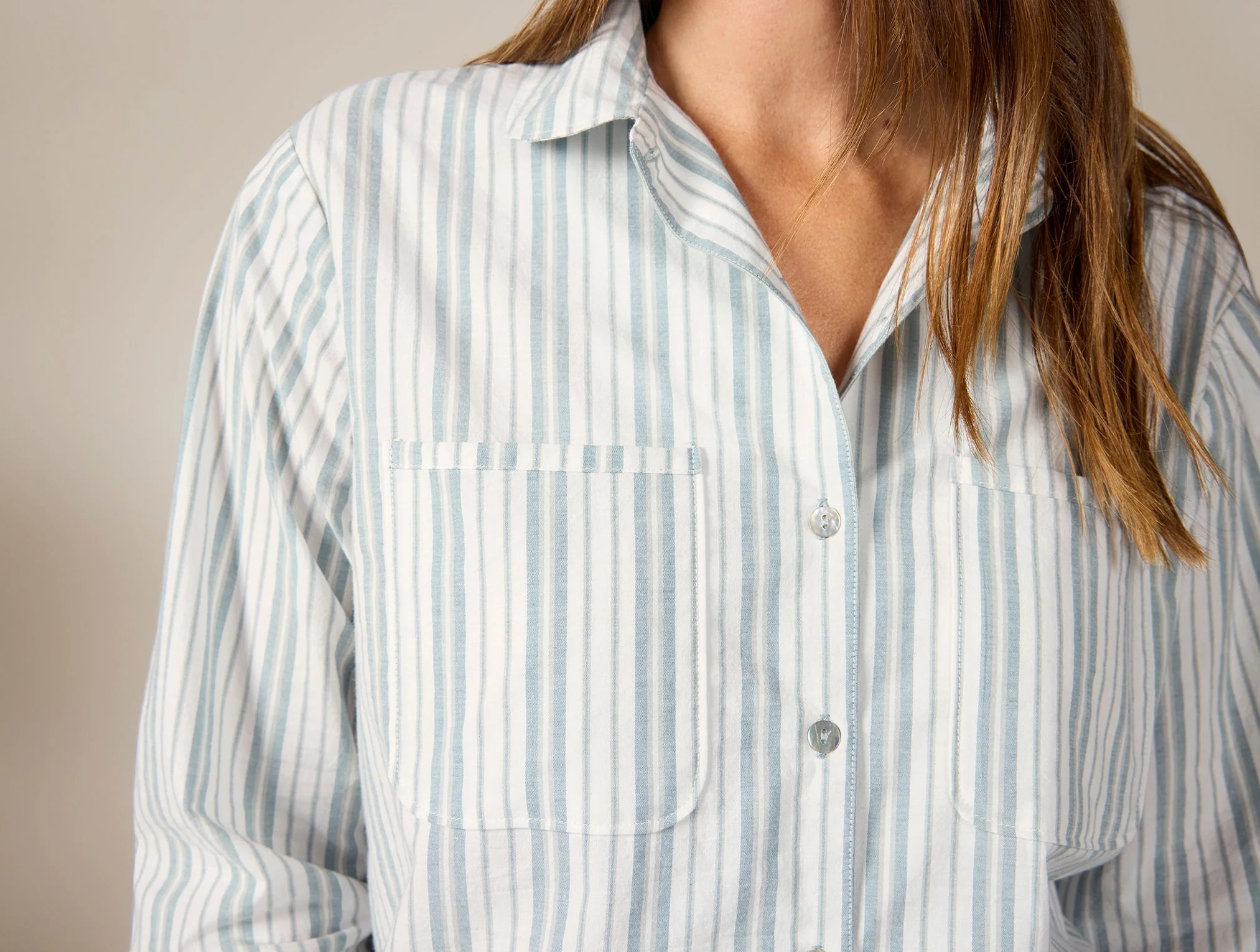 Women's Isla Organic Cotton Long Sleeve Pajama Set - Image 3