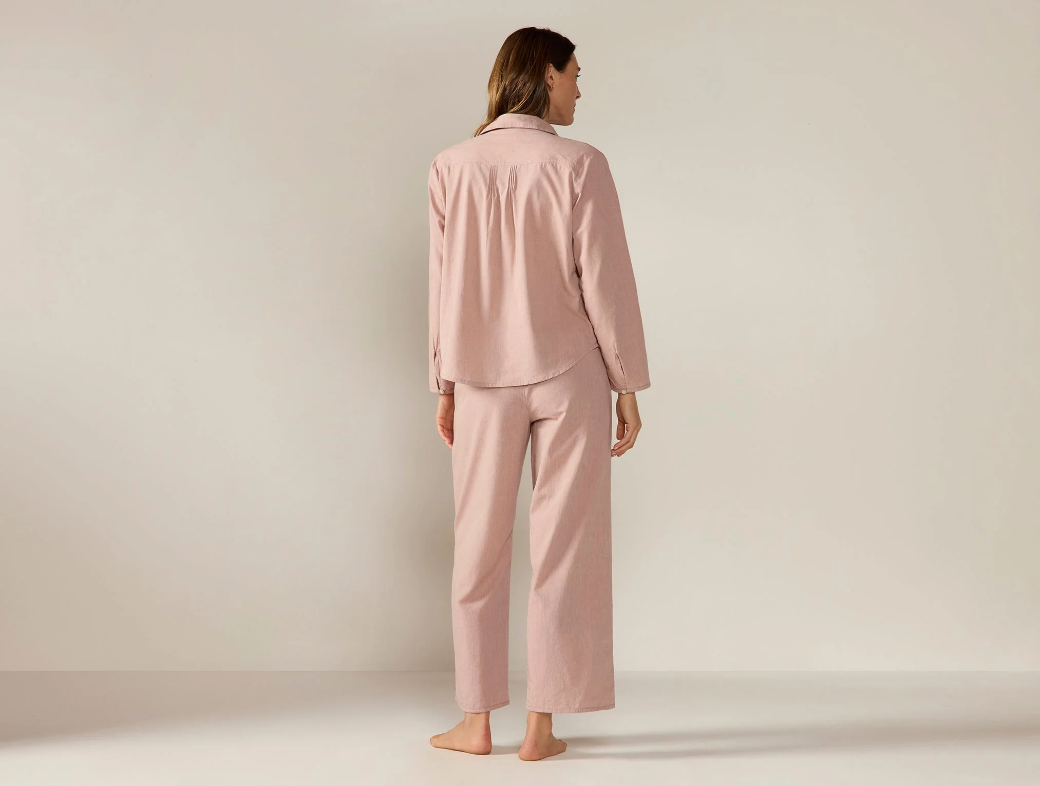 Women's Isla Organic Cotton Long Sleeve Pajama Set - Image 7
