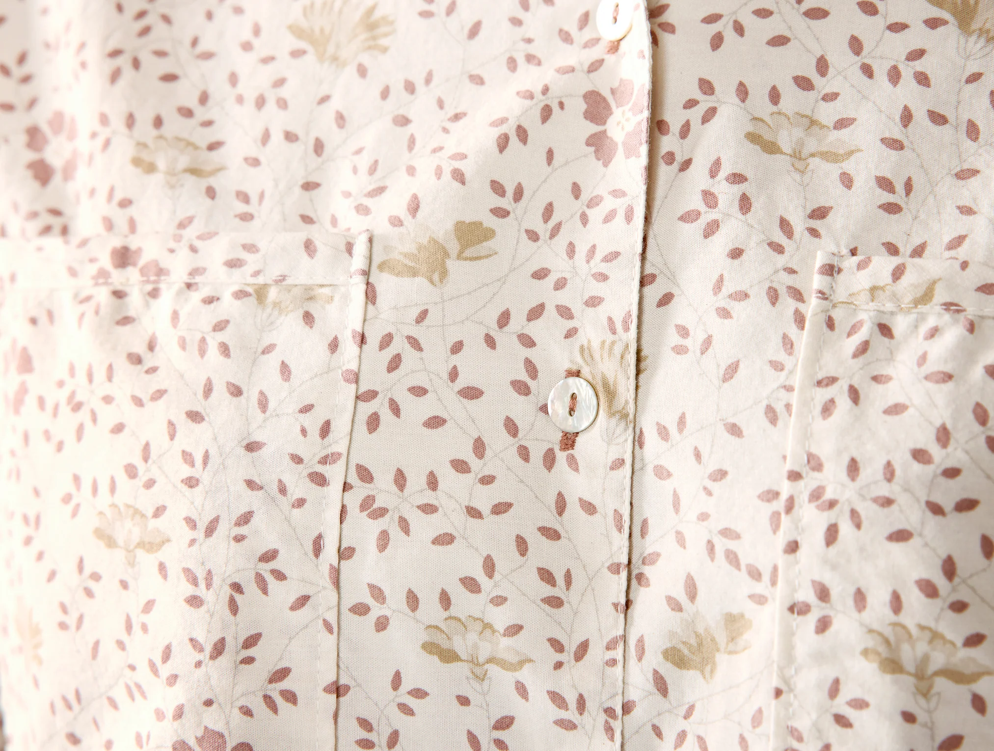 Women's Isla Organic Cotton Long Sleeve Pajama Set - Image 5