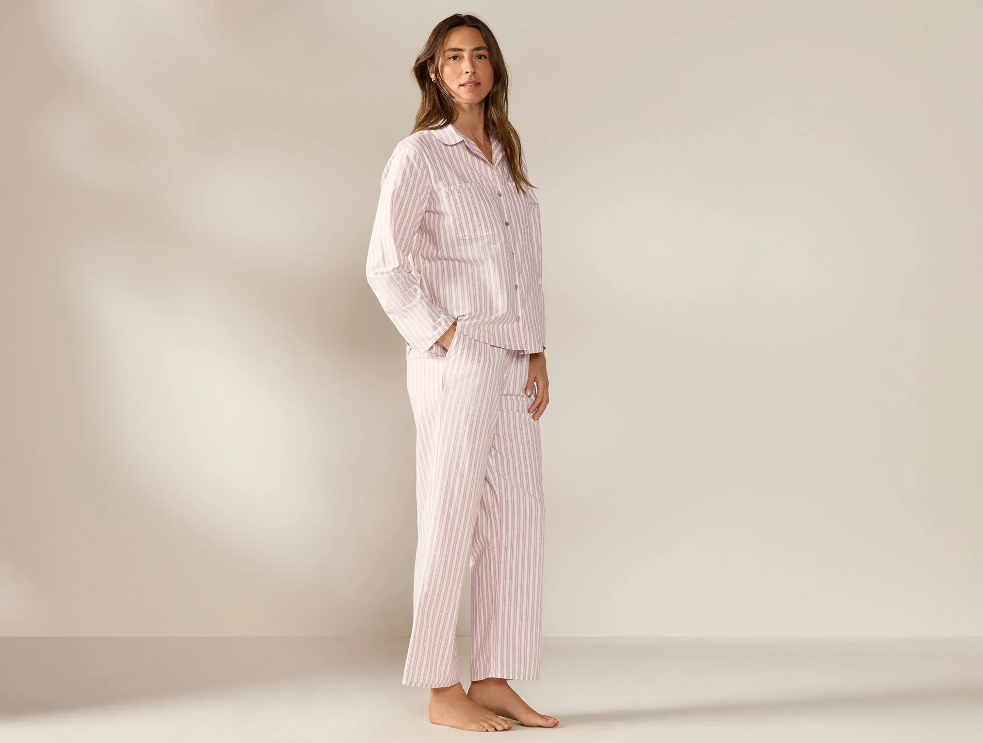 Women's Isla Organic Cotton Long Sleeve Pajama Set