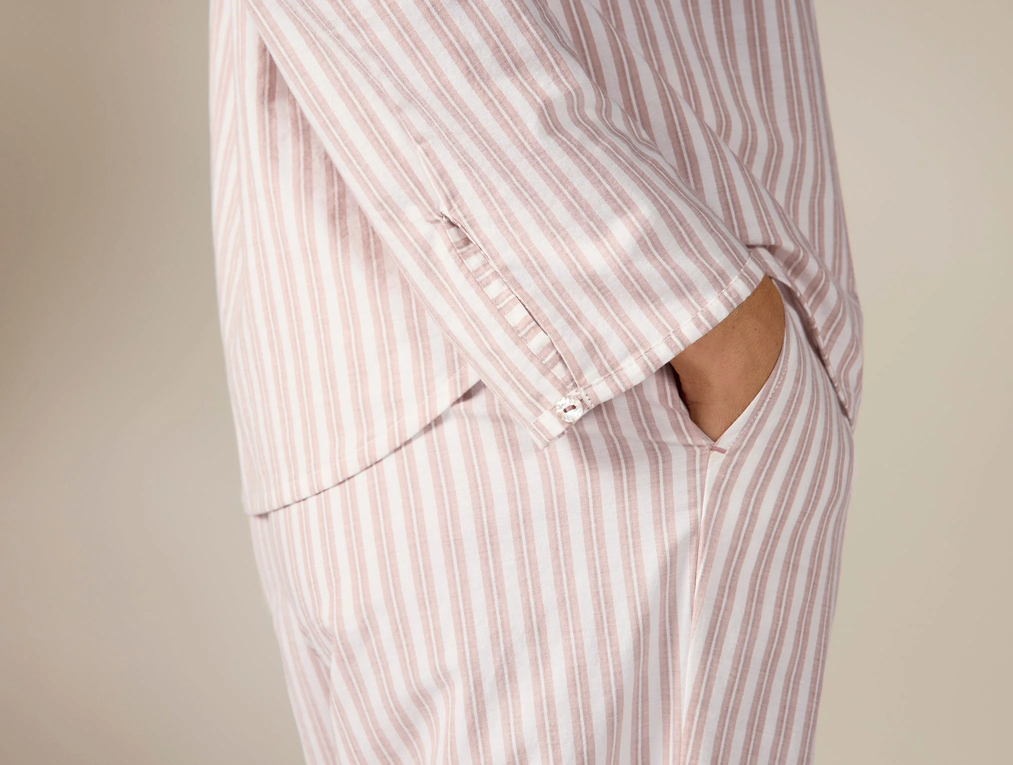 Women's Isla Organic Cotton Long Sleeve Pajama Set - Image 6
