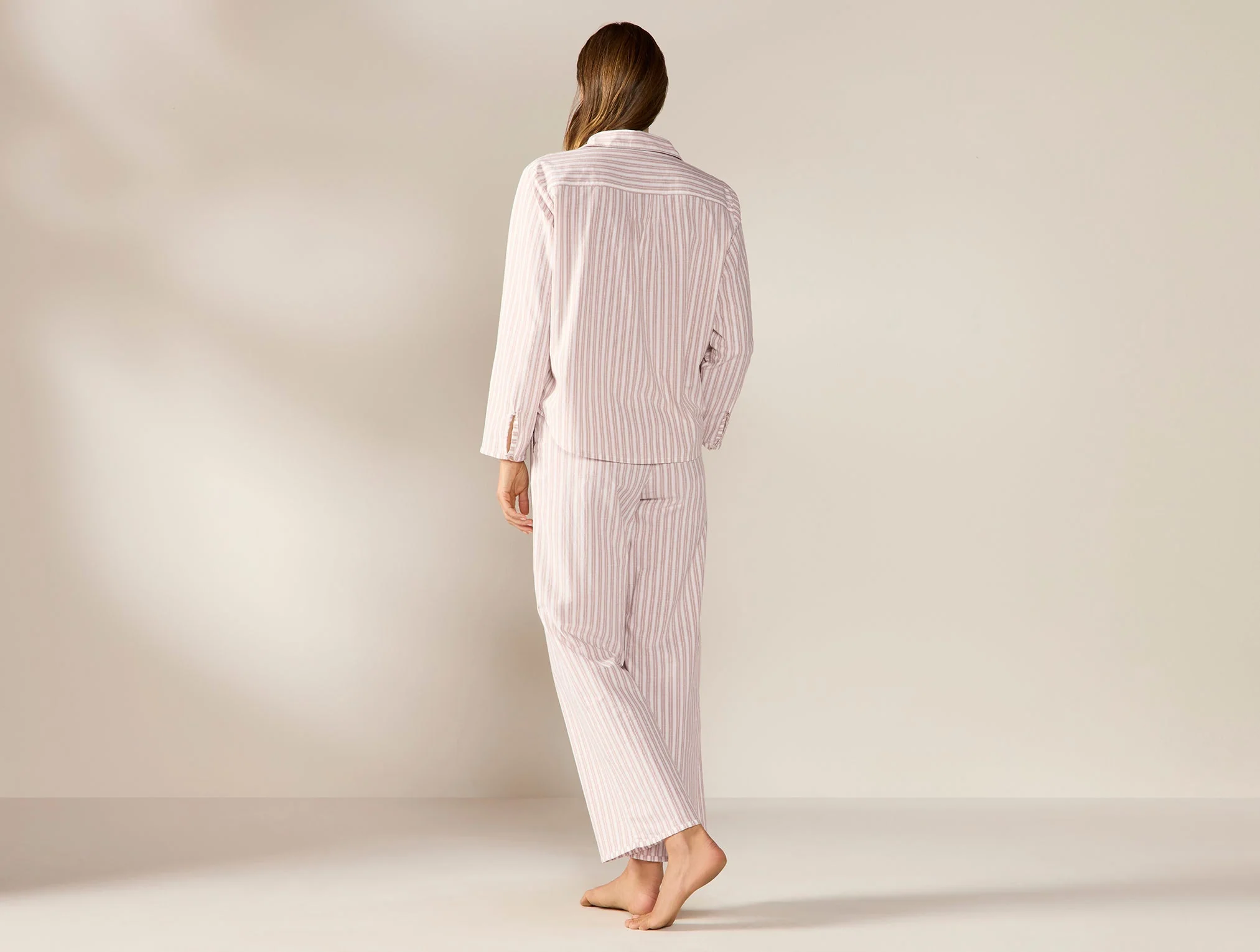 Women's Isla Organic Cotton Long Sleeve Pajama Set - Image 7