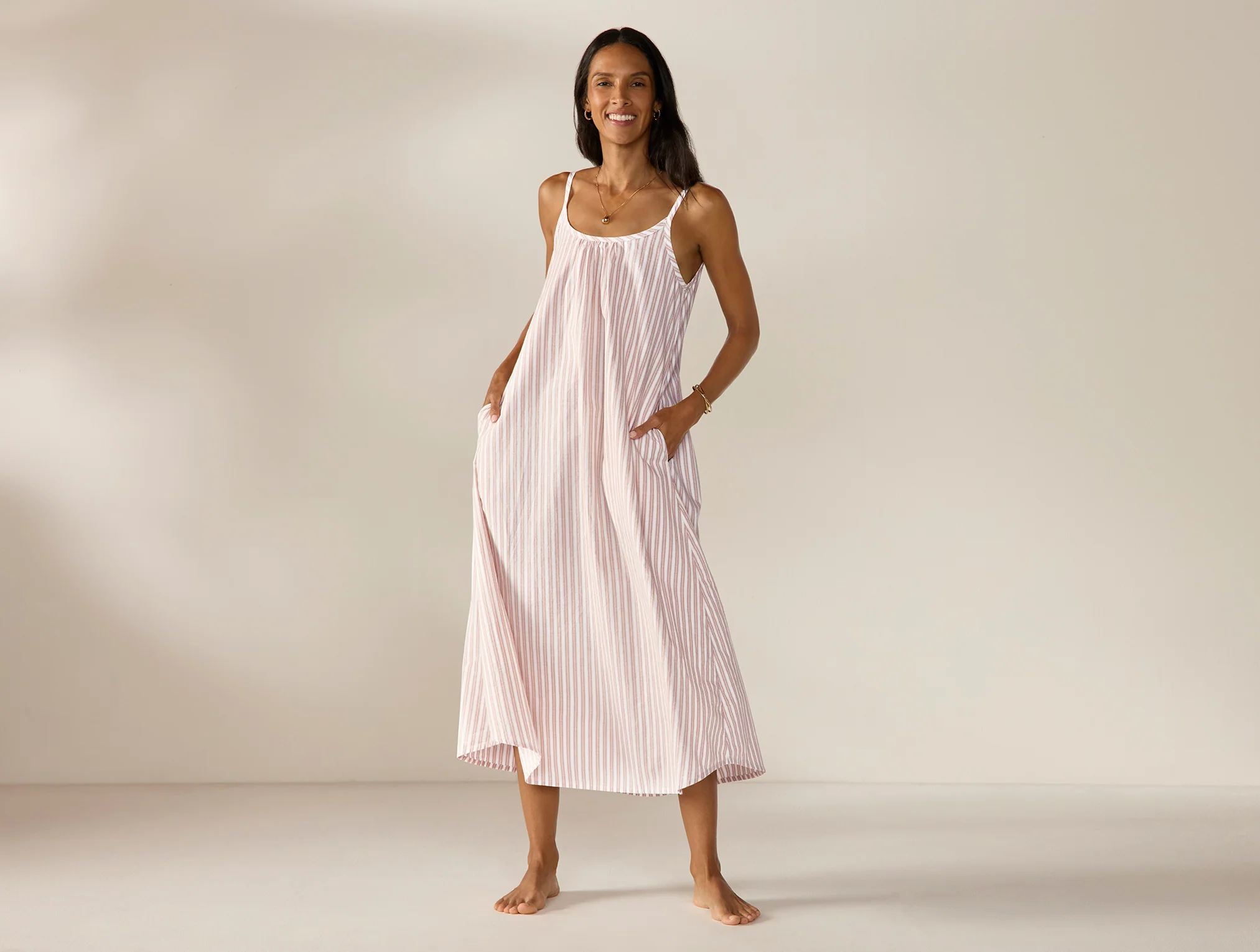 Women's Isla Organic Cotton Night Dress + Eye Mask Set - Image 5