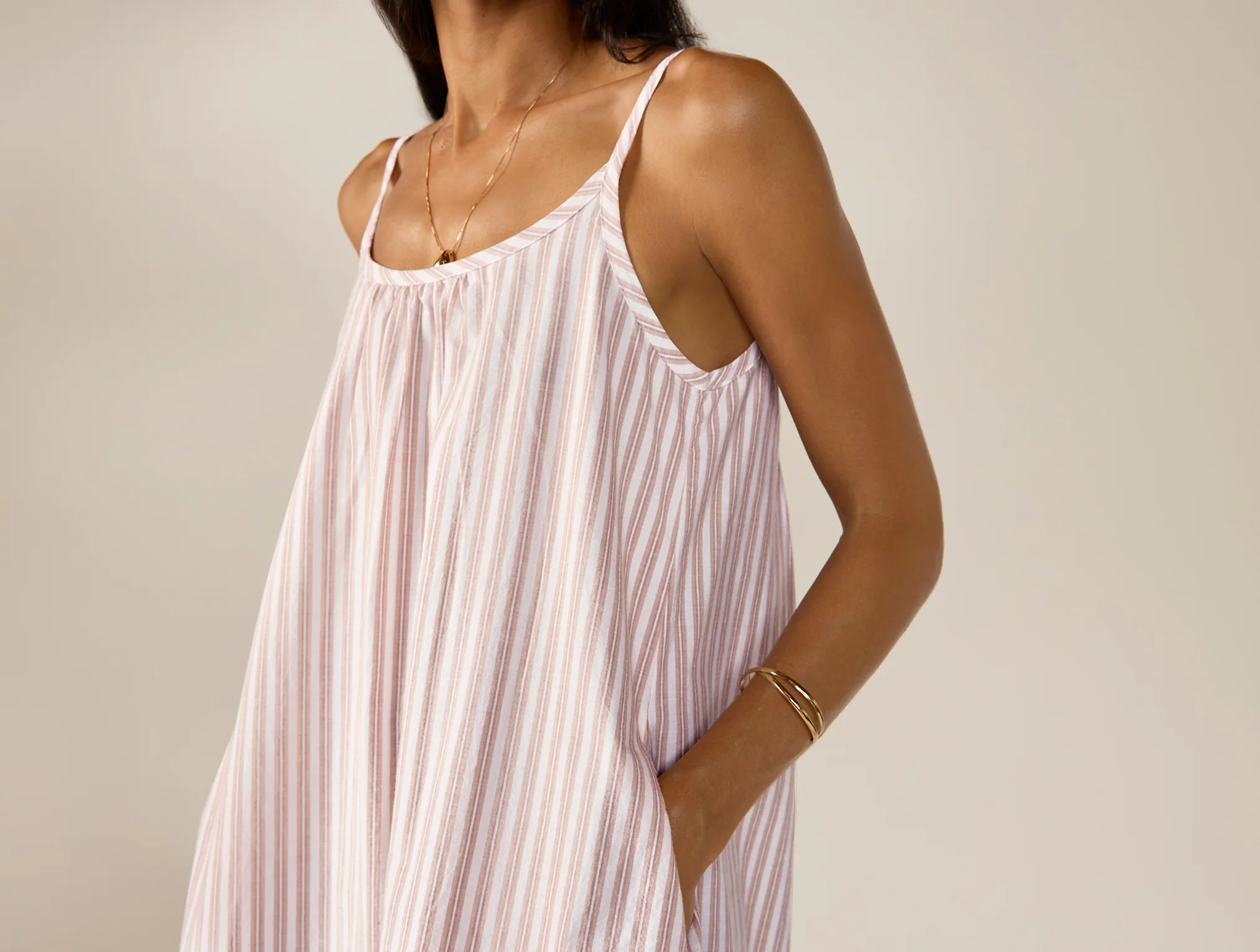 Women’s Isla Organic Cotton Night Dress - Image 3
