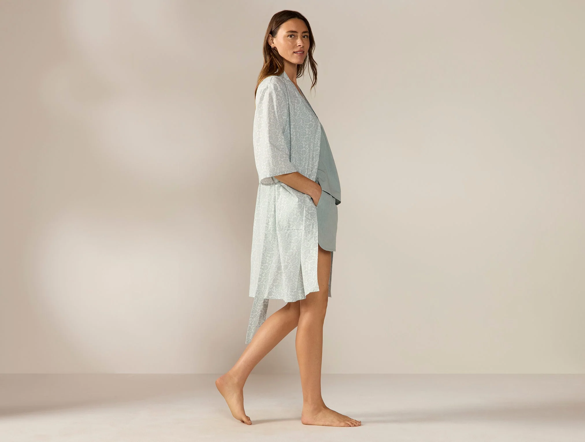 Women's Isla Organic Cotton Robe - Image 3