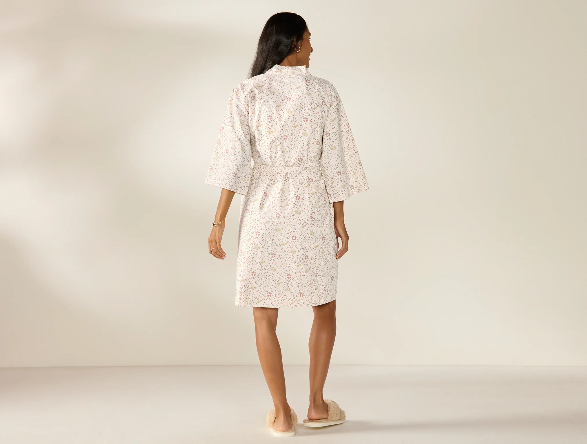 Women's Isla Organic Cotton Robe - Image 4