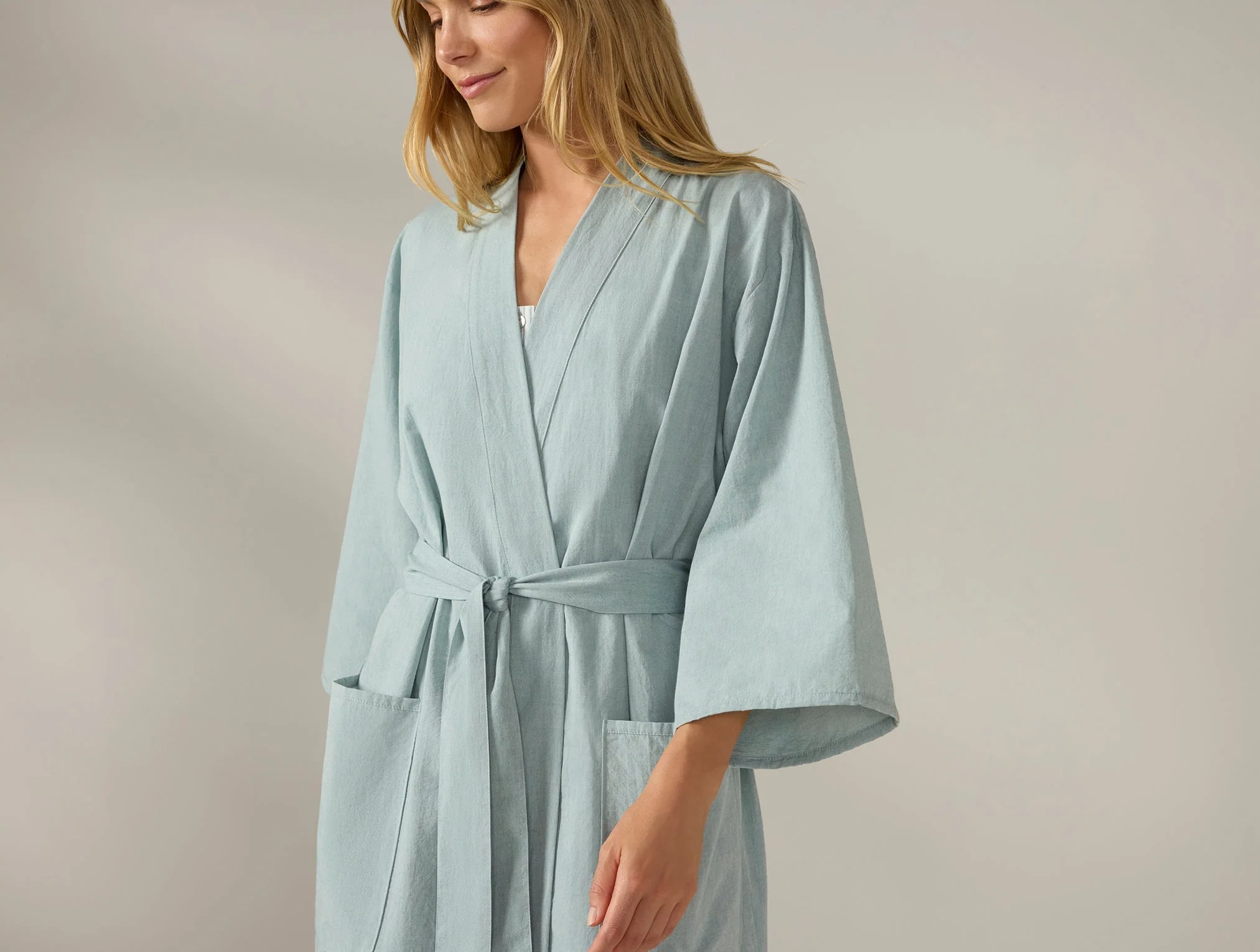 Women's Isla Organic Cotton Robe - Image 2