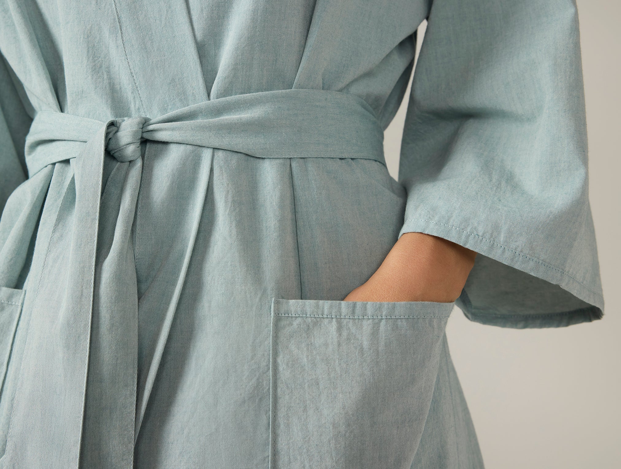 Women's Isla Organic Cotton Robe - Image 3
