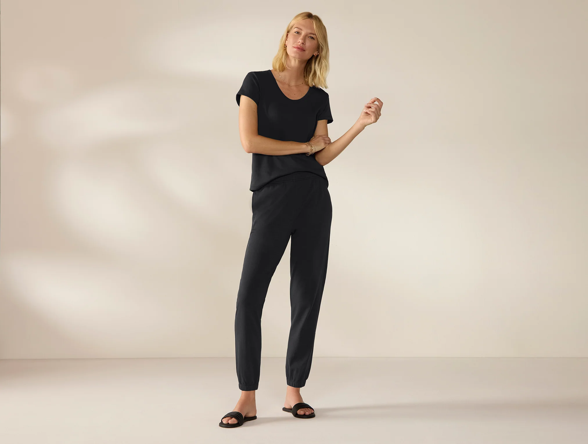 Women's Pima Organic Knit Jogger - Image 2