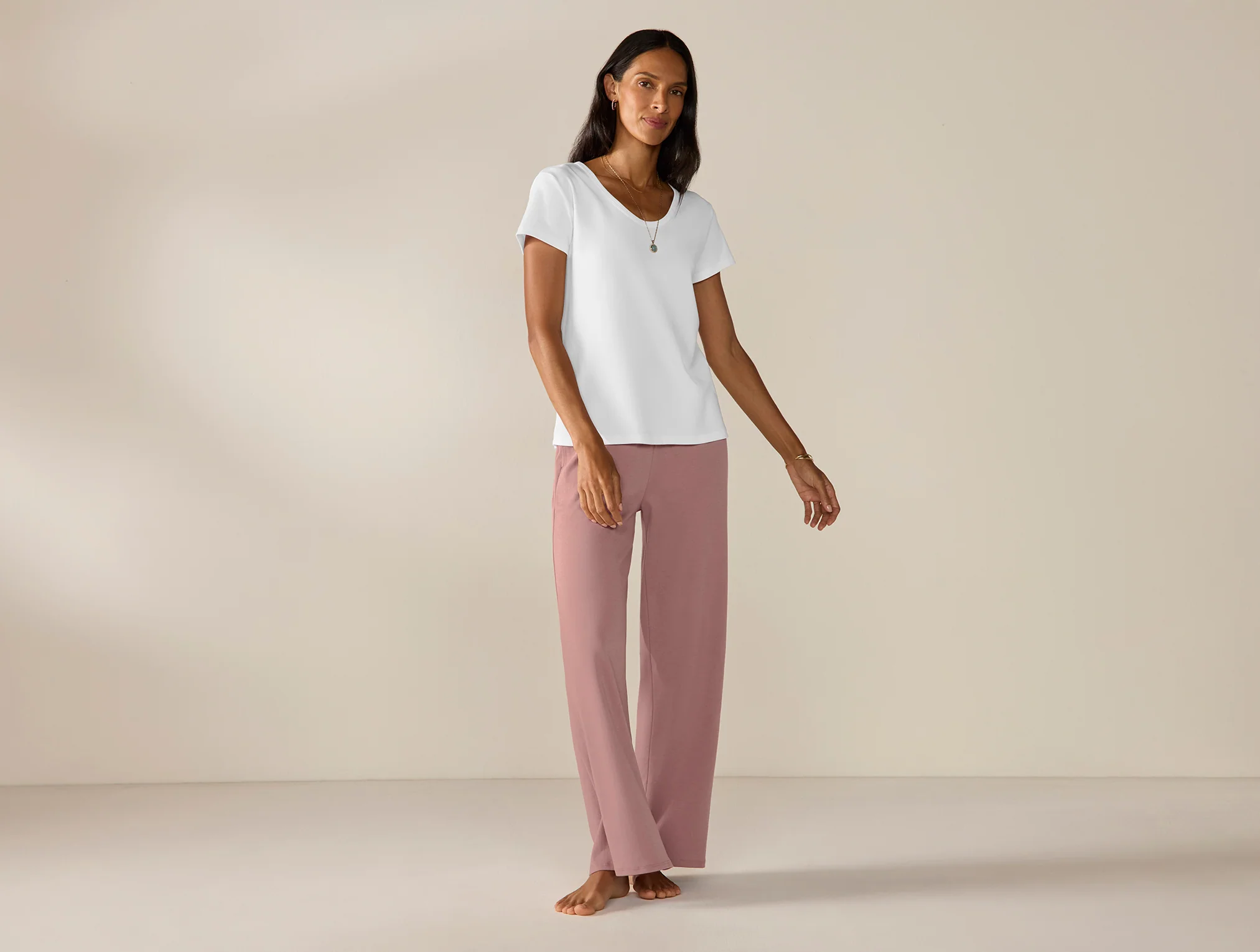 Women's Pima Organic Knit Tee - Image 2