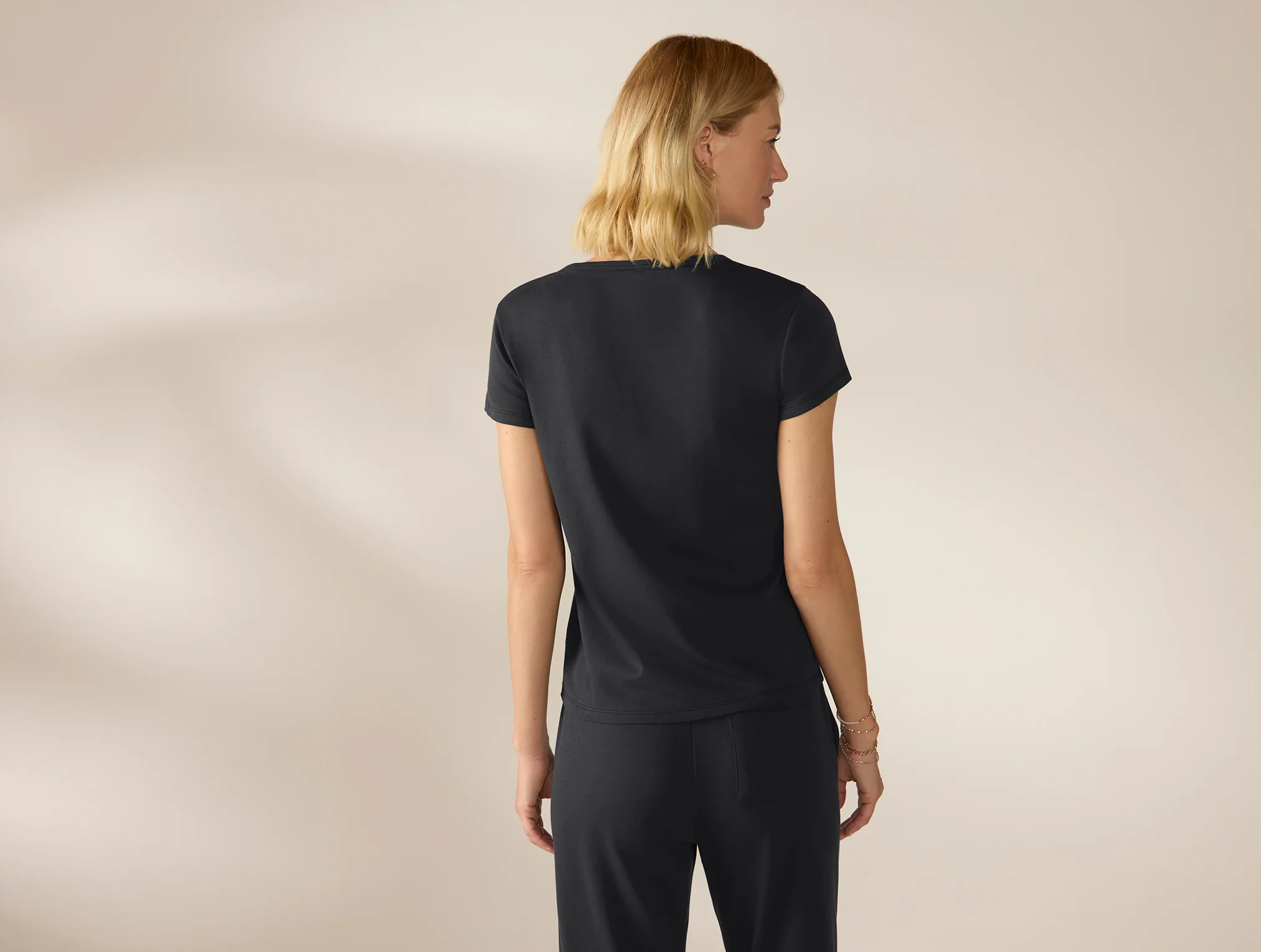 Women's Pima Organic Knit Tee - Image 3