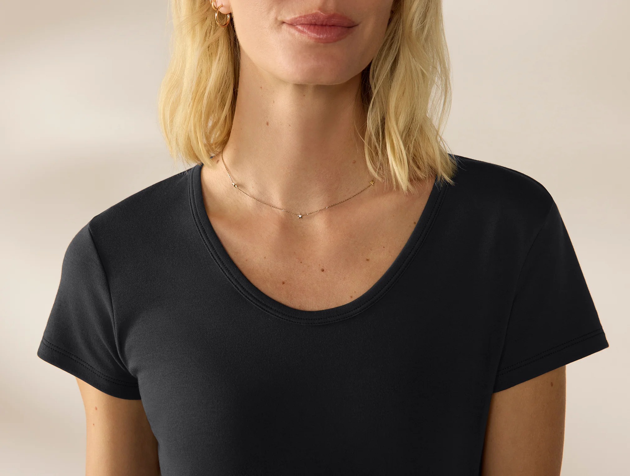 Women's Pima Organic Knit Tee - Image 4