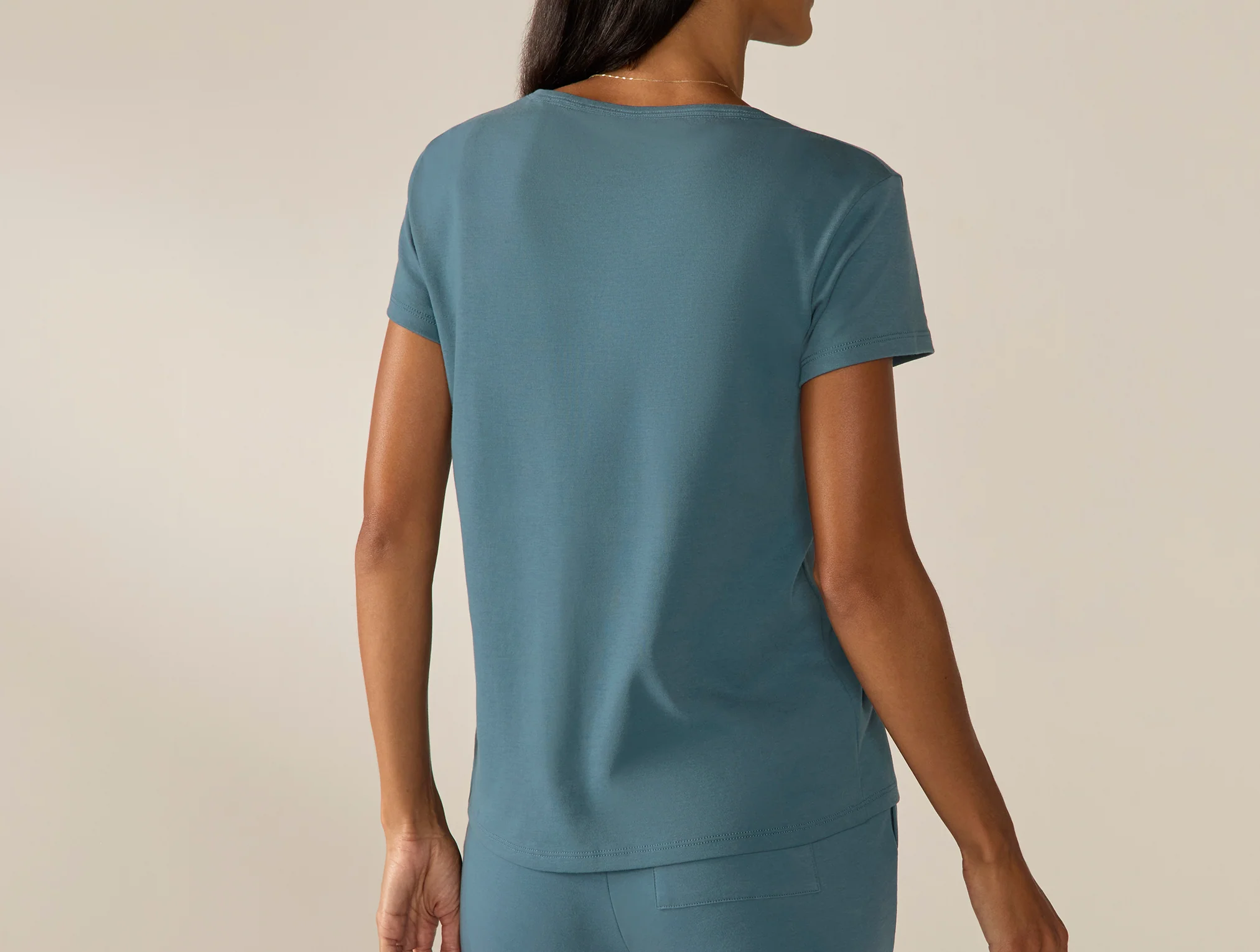 Women's Pima Organic Knit Tee - Image 3
