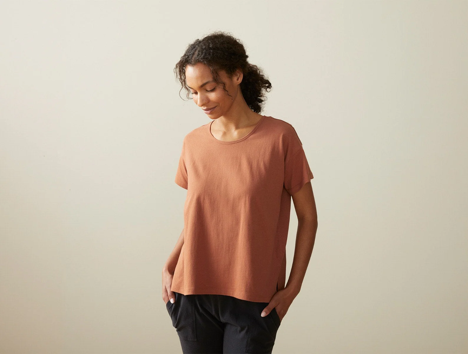 Women's Solstice Organic Boxy Tee - Renewed - Image 9